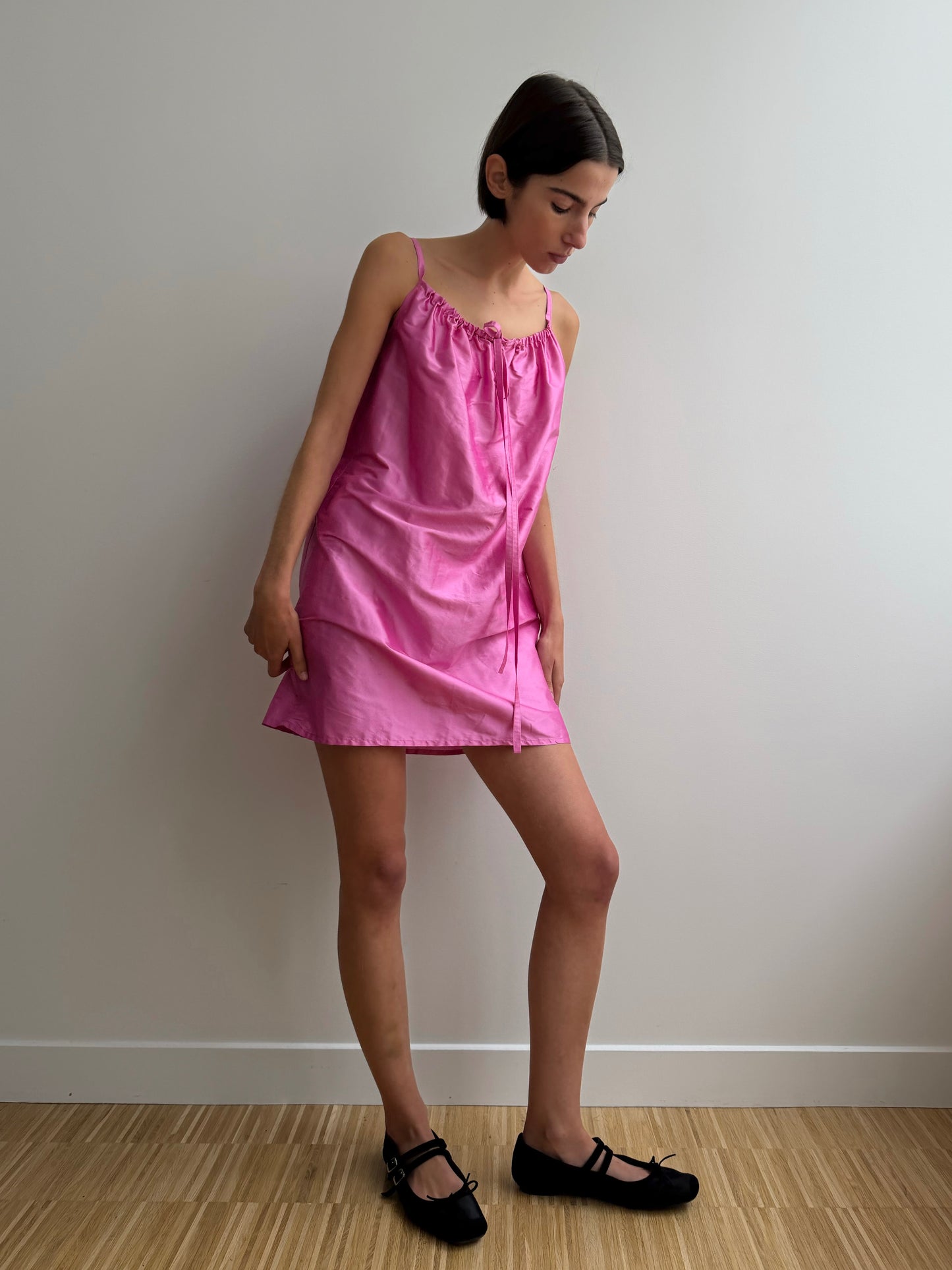Hai x BC Silk Bow Dress - Pink