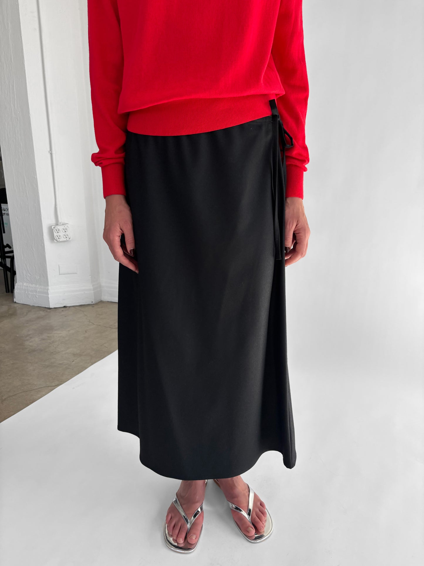 Wool Skirt - Black