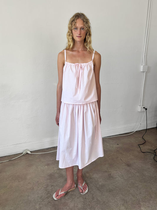 Tie Skirt - Blush