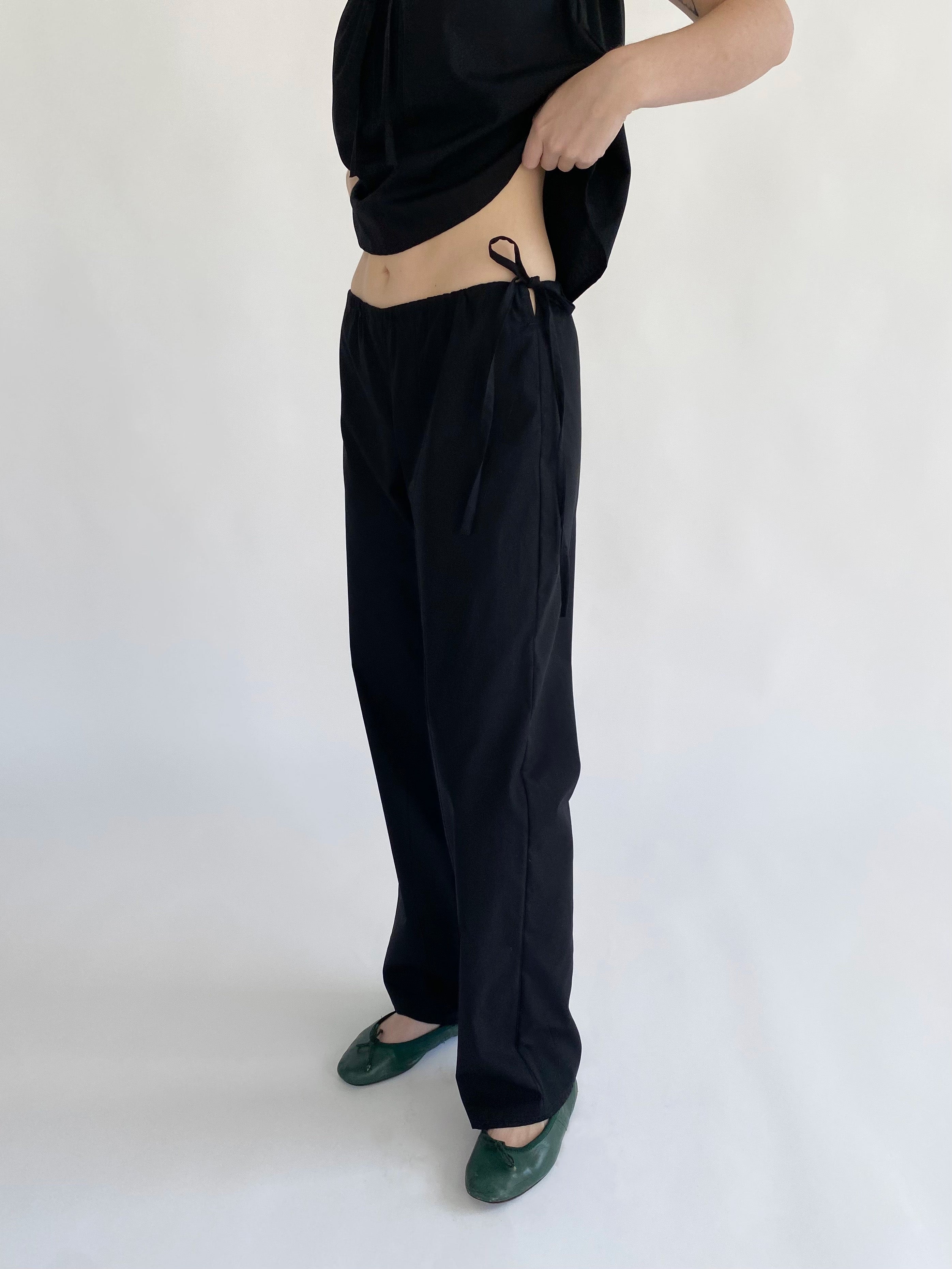 Tie Pants - Black – Brooke Callahan