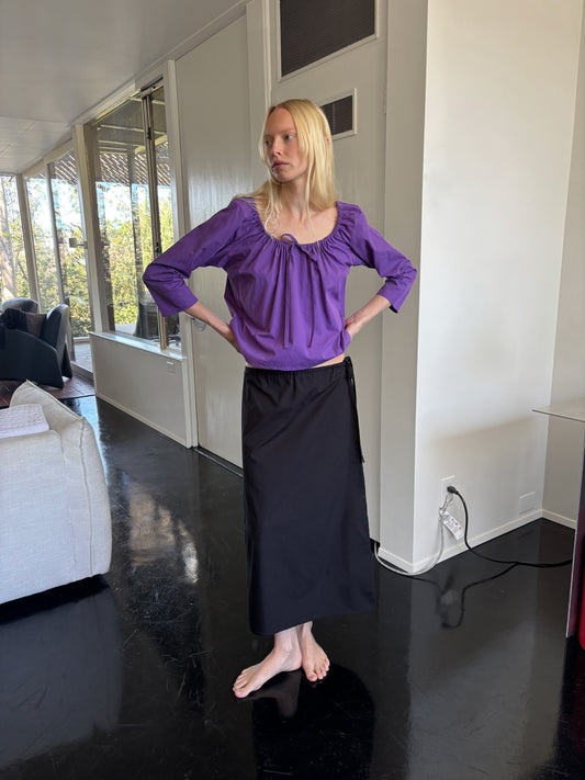 Scoop Top - Purple
