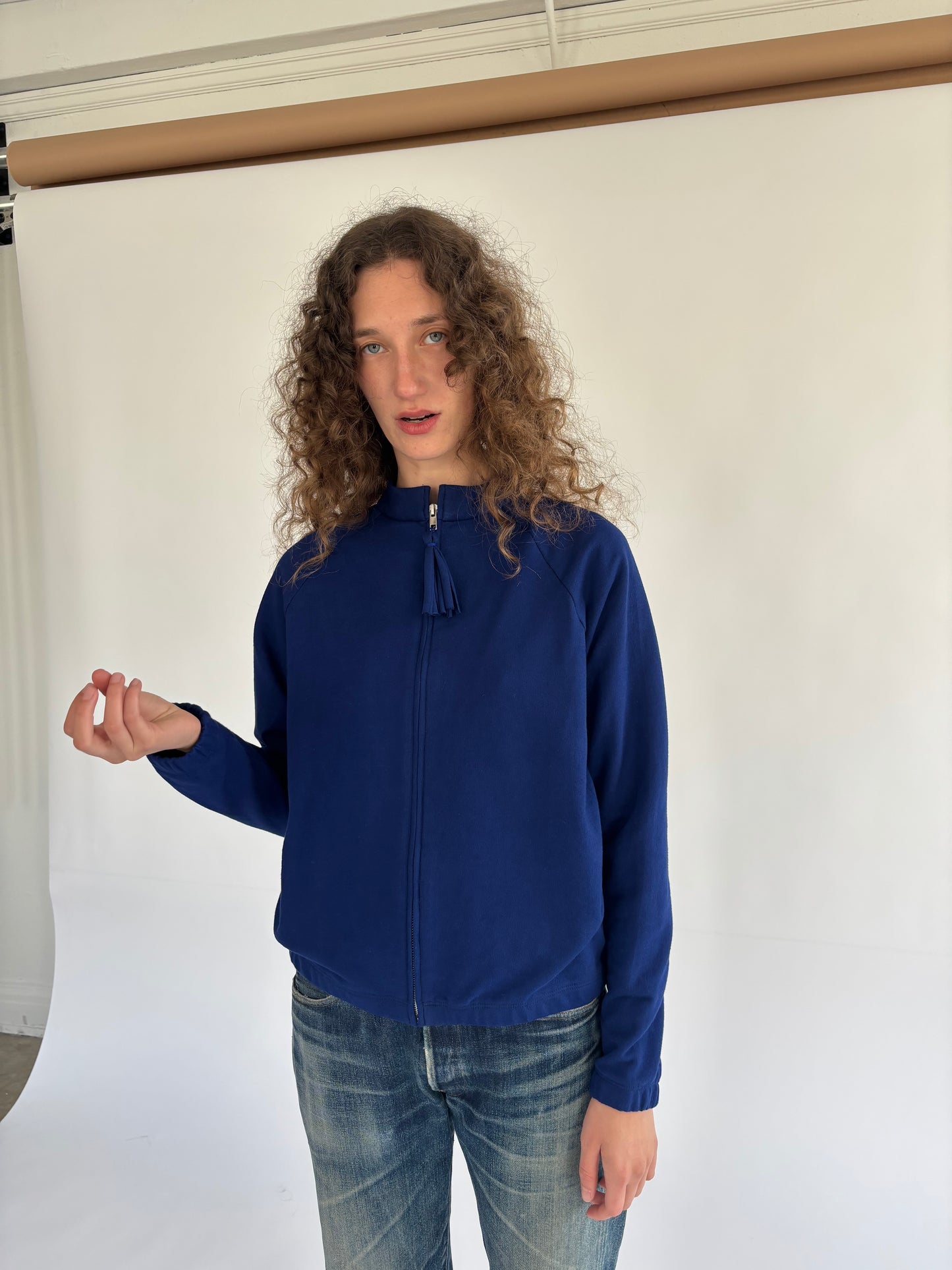 Tassel Jacket - Blue