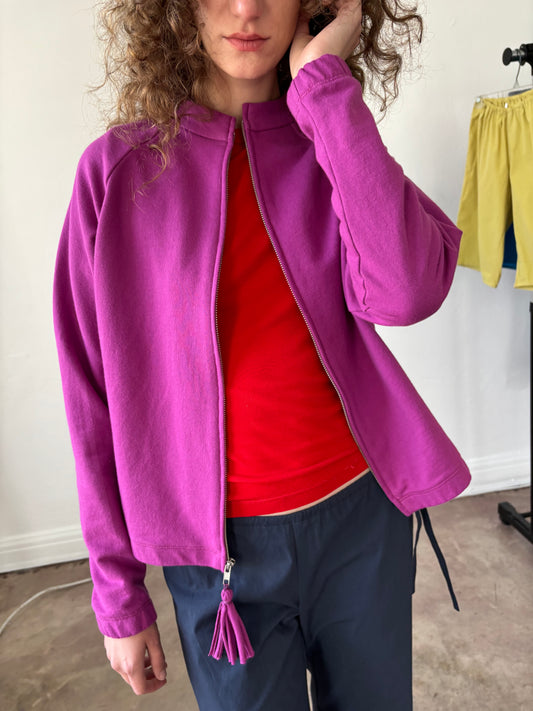 Tassel Jacket - Berry