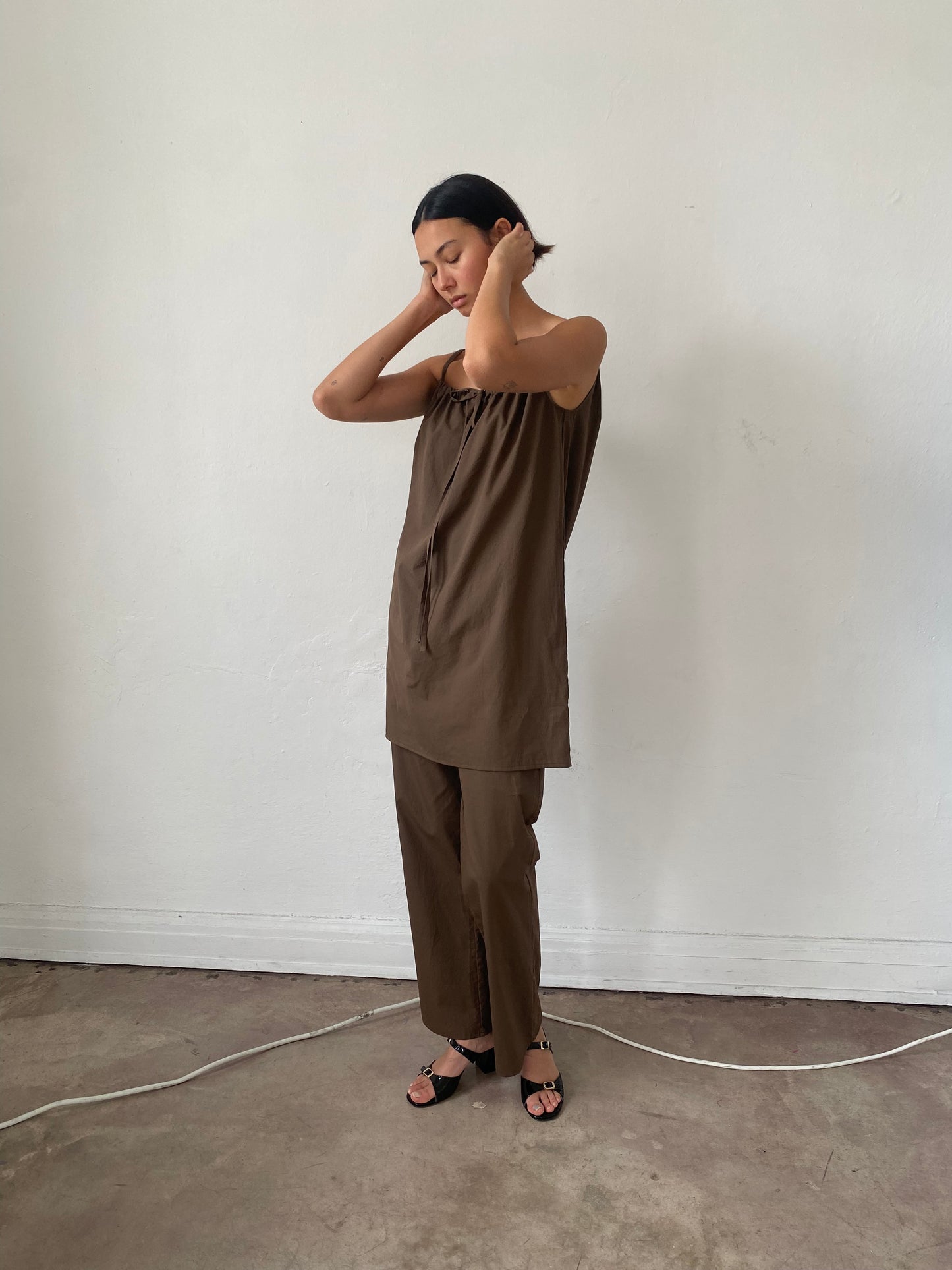 Bow Dress - Chocolate