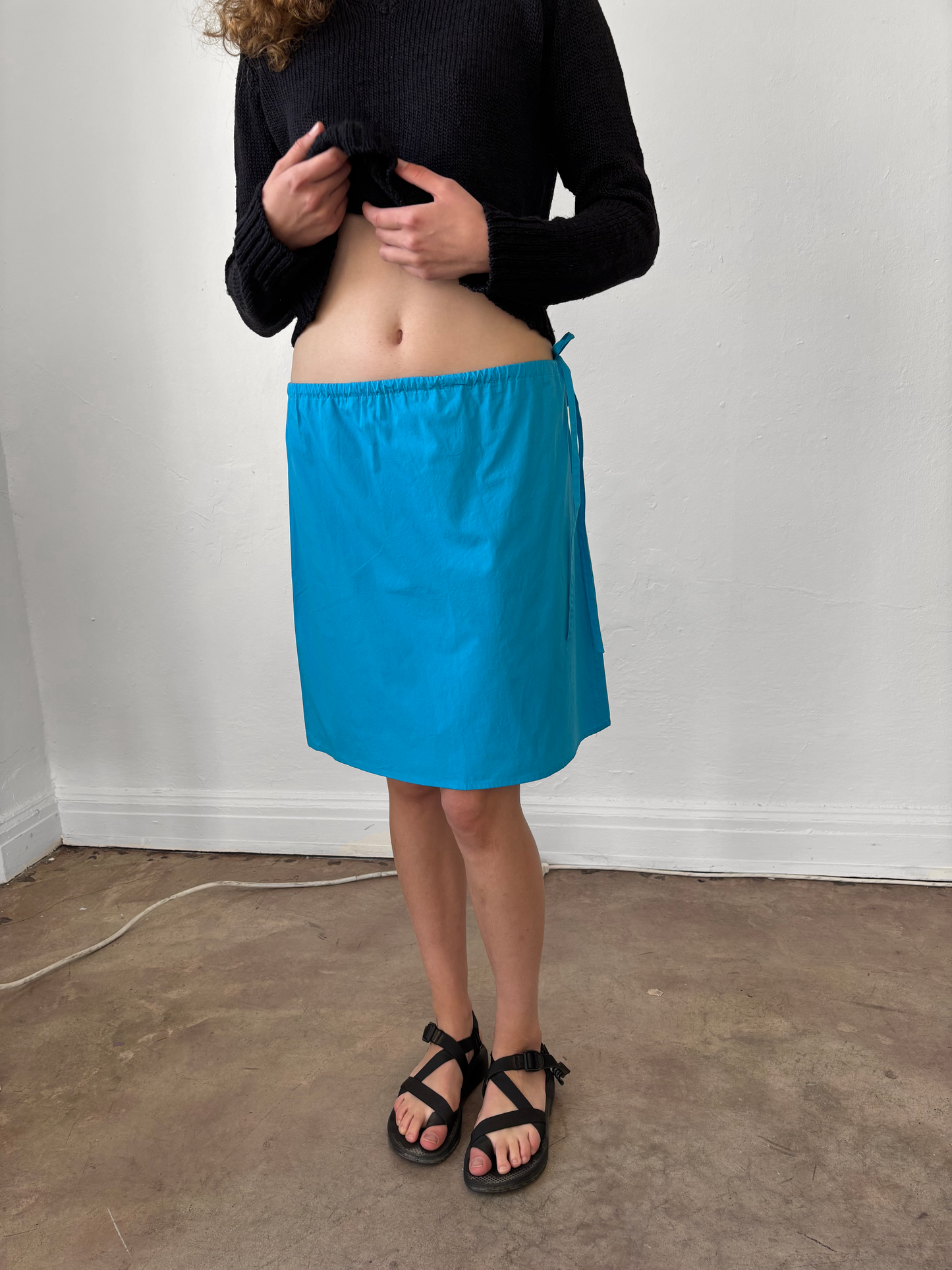 Straight Skirt - Turquoise