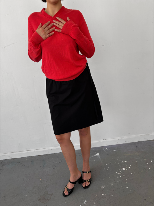 Straight Skirt - Black