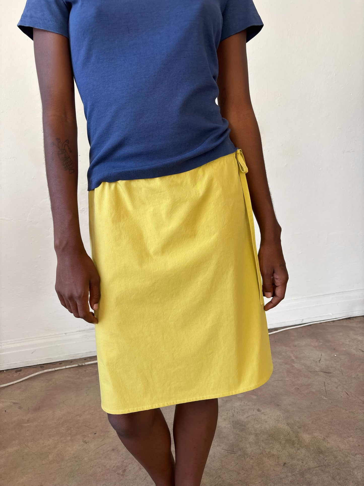 Straight Skirt - Yellow