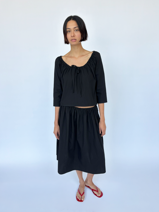 Scoop Top - Black