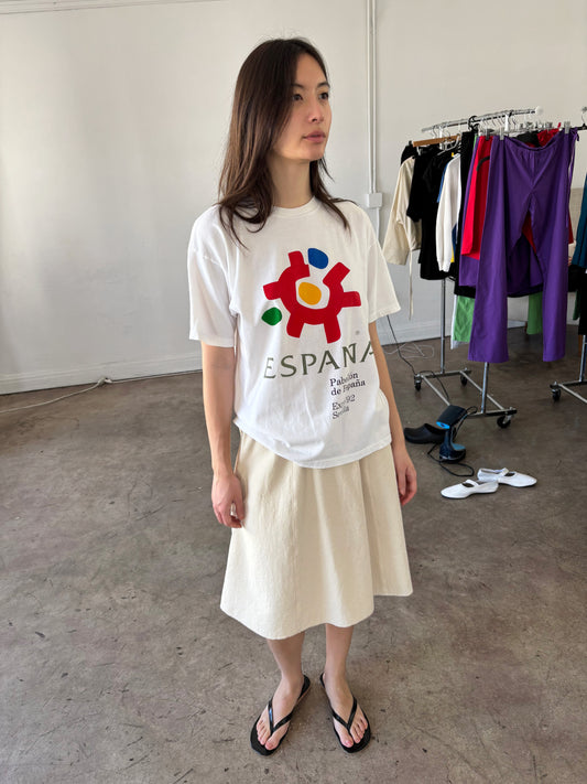 Panel Skirt - Natural