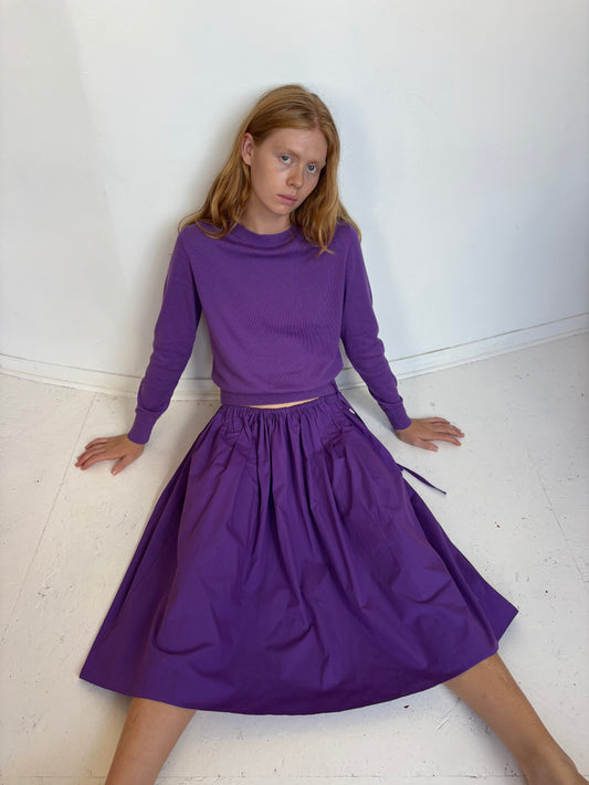 Crew Sweater - Purple