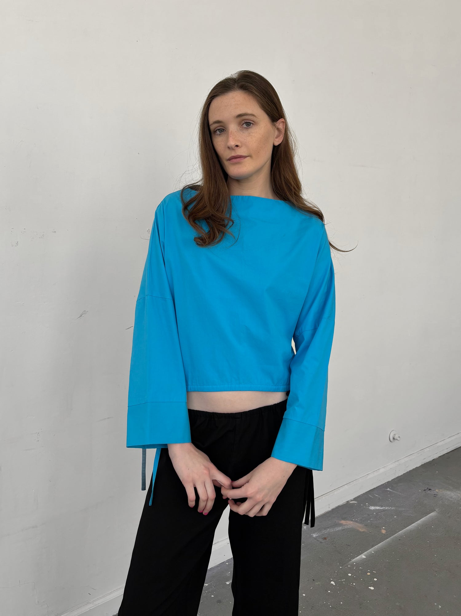 トップス brooke callahan cuff top Cuff Top - Turquoise – Brooke Callahan