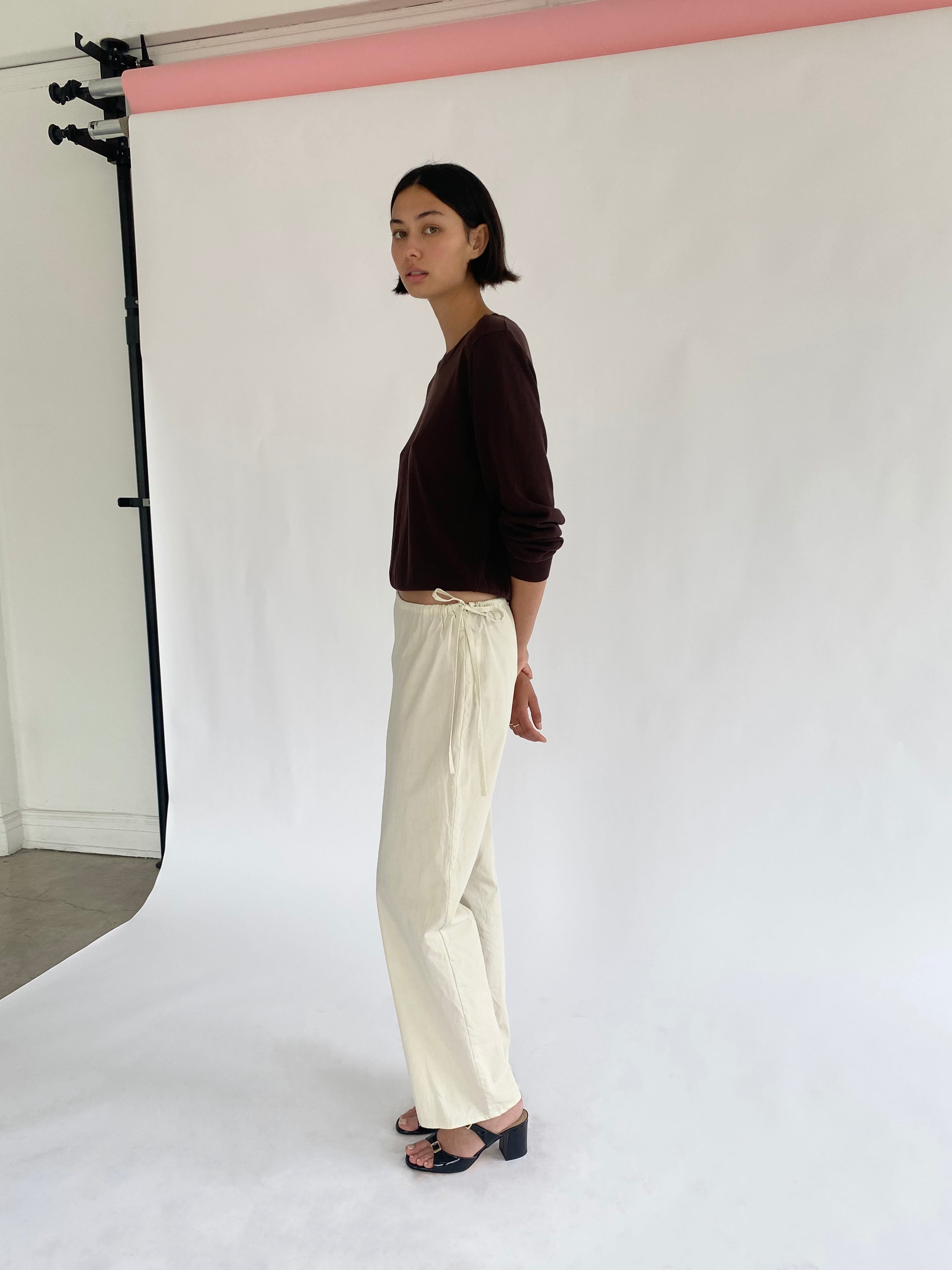 Tie Pants - Rice – Brooke Callahan