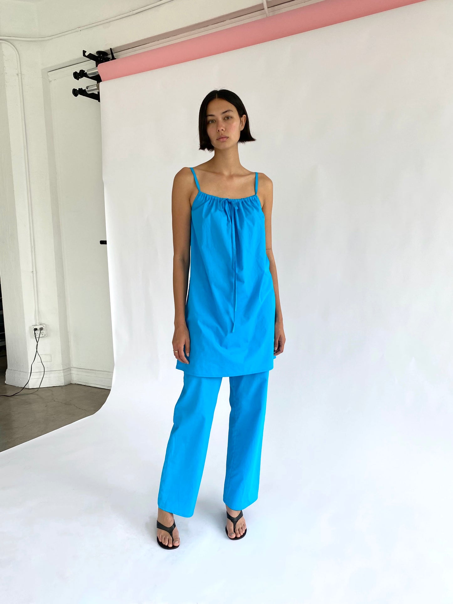 Bow Dress - Turquoise