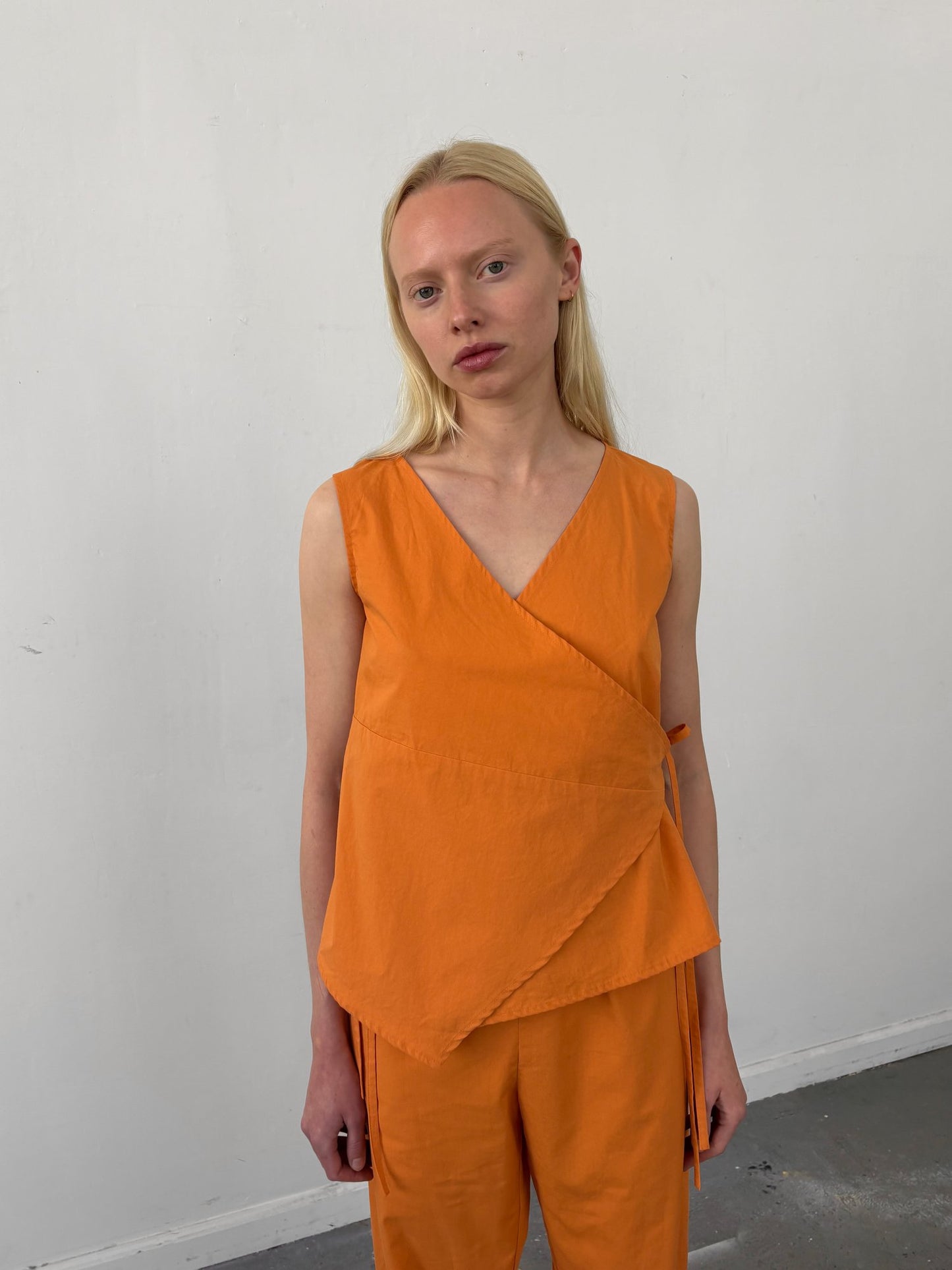 Wrap Top - Orange