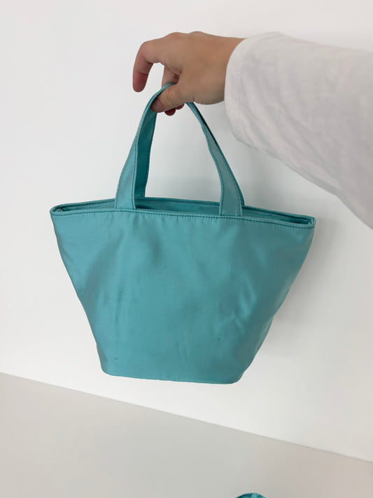 Hai x BC Silk Bag - Aqua