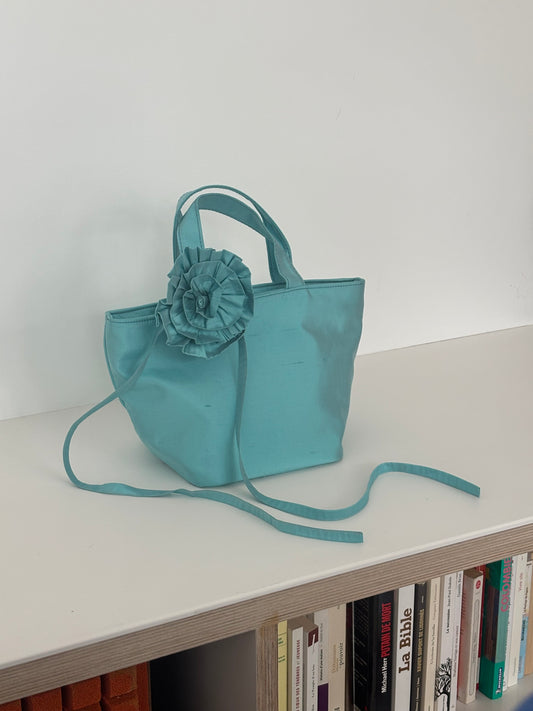 Hai x BC Silk Bag - Aqua