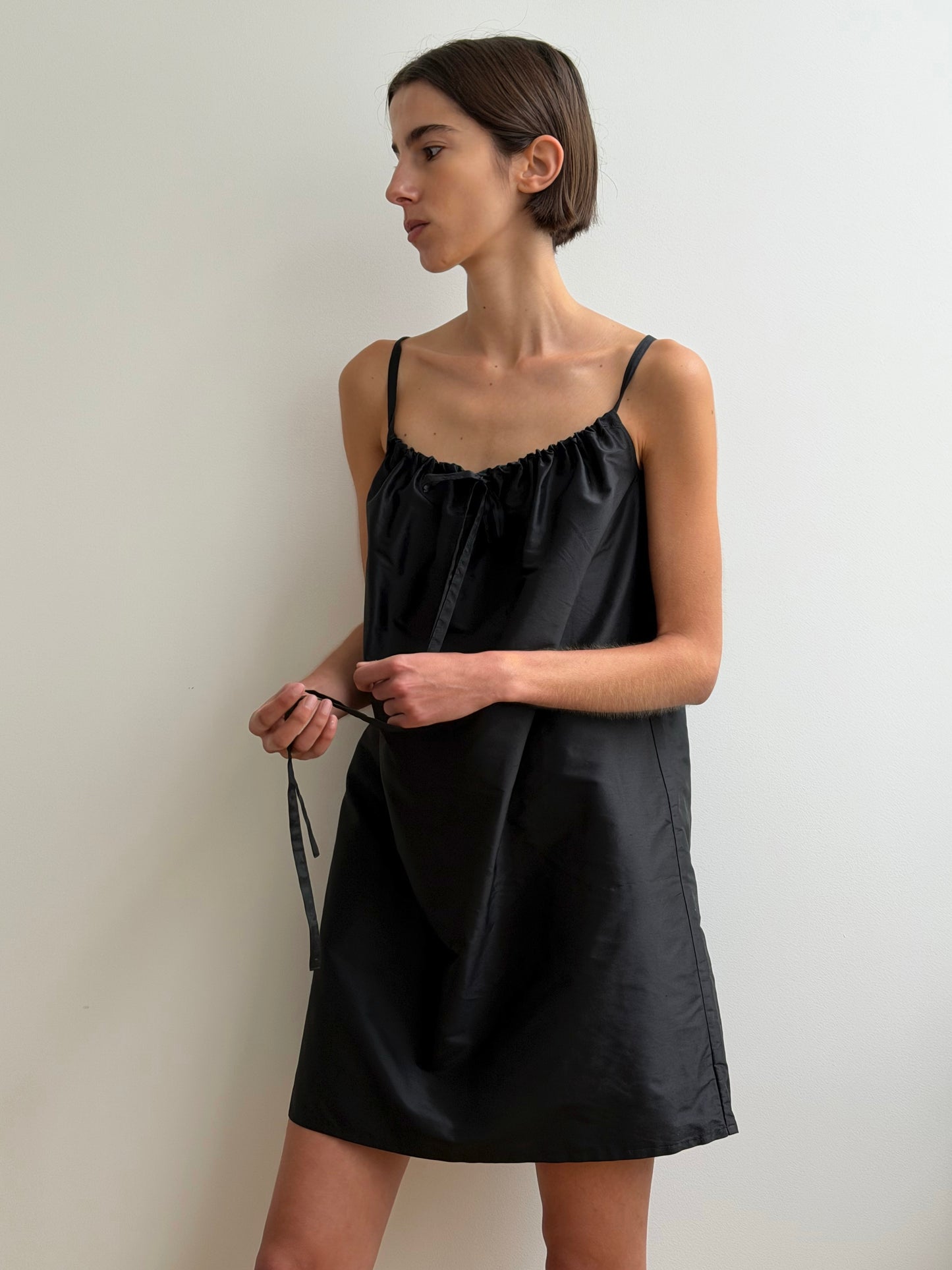 Hai x BC Silk Bow Dress - Black