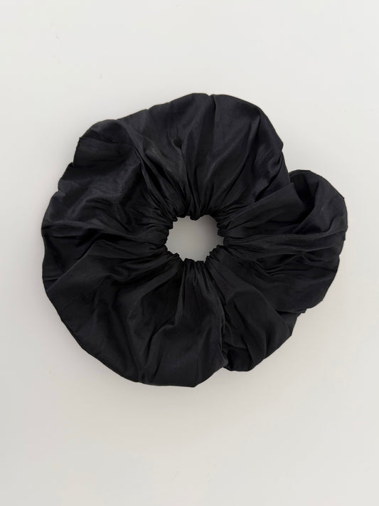 Hai x BC Silk Scrunchie - Black