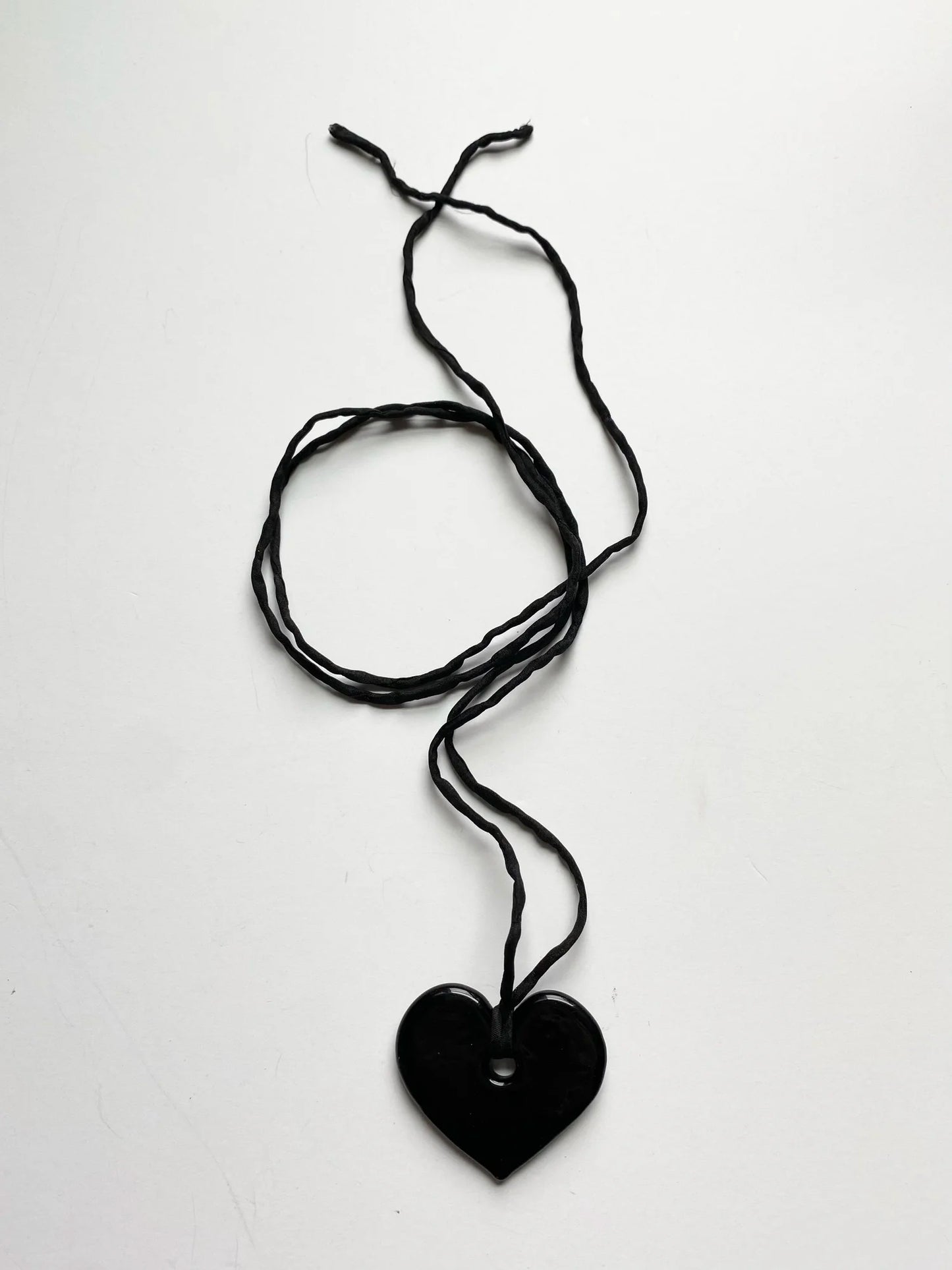 Heart Pendant - Black