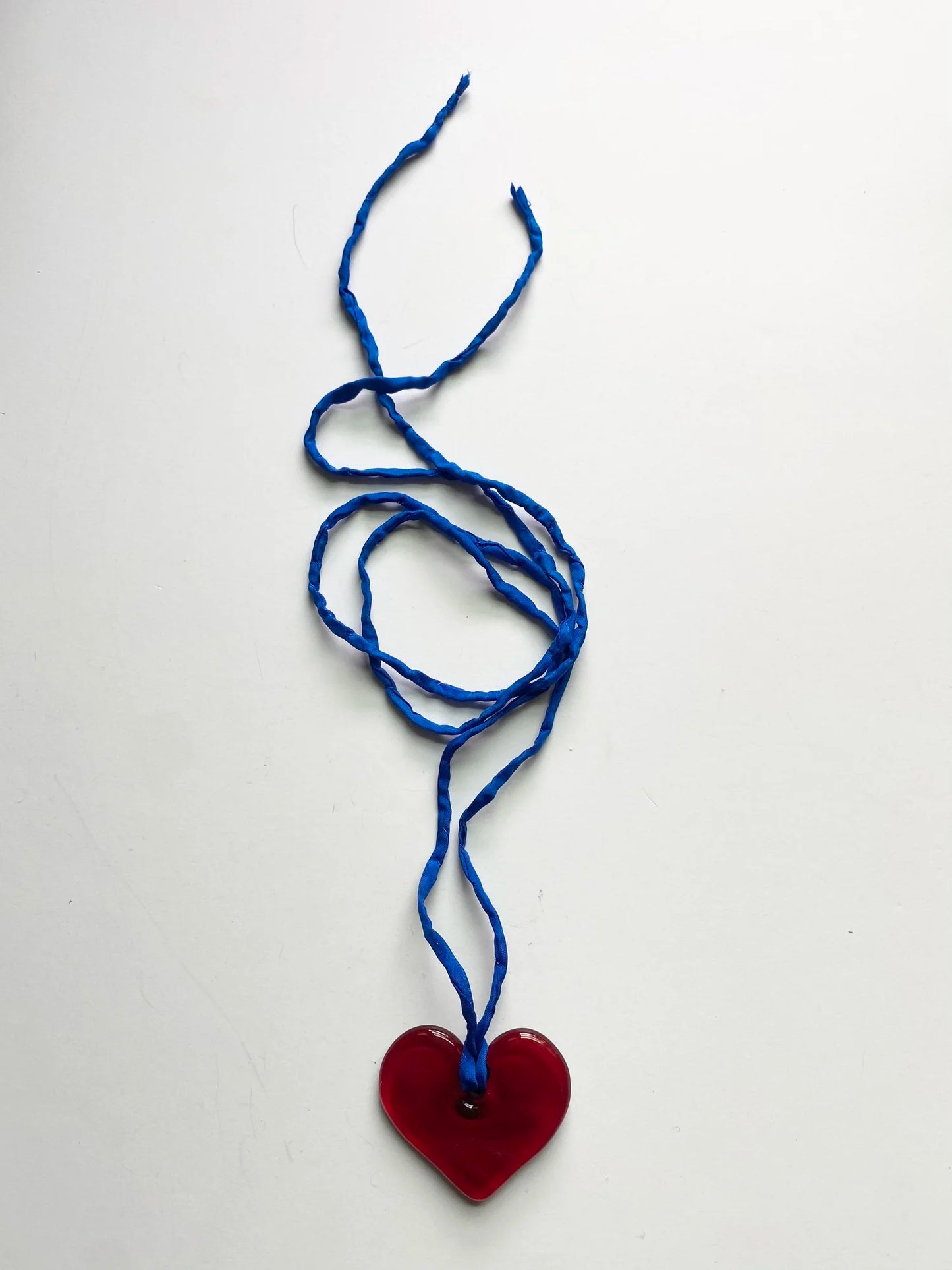 XL Heart Pendant - Red