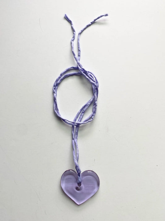 XL Heart Pendant - Lavender