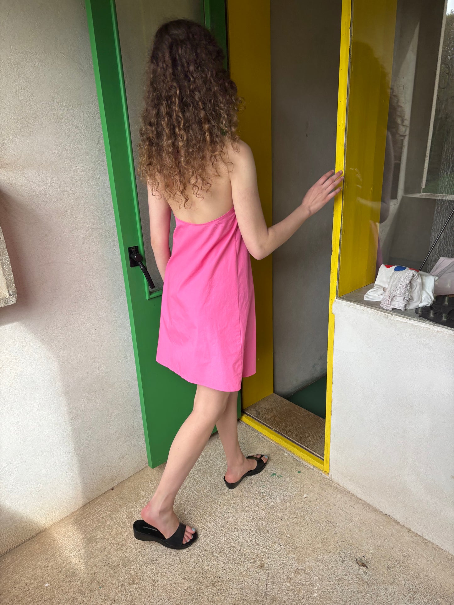 Halter Dress - Pink