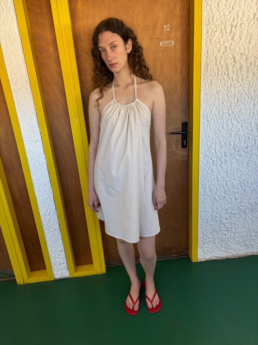 Halter Dress - Rice