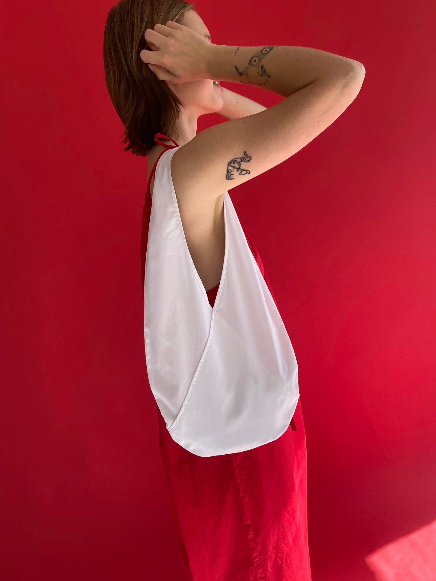 Criss Cross Bag -  White