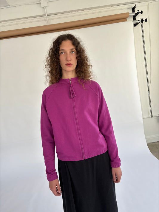 Tassel Jacket - Berry