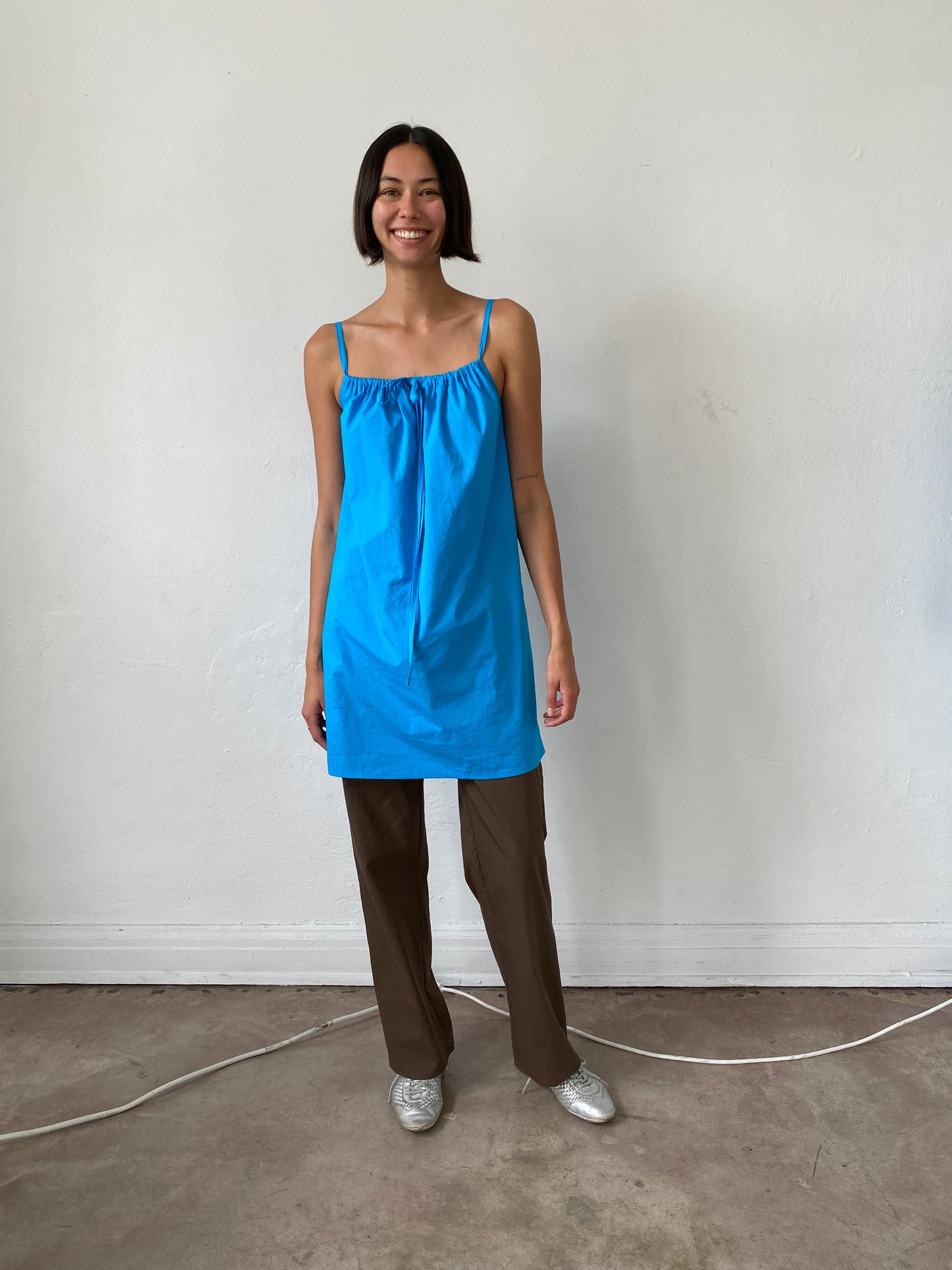 Bow Dress - Turquoise