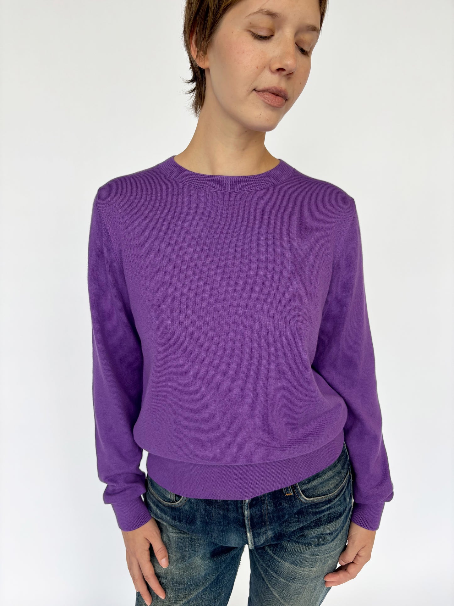 Crew Sweater - Purple