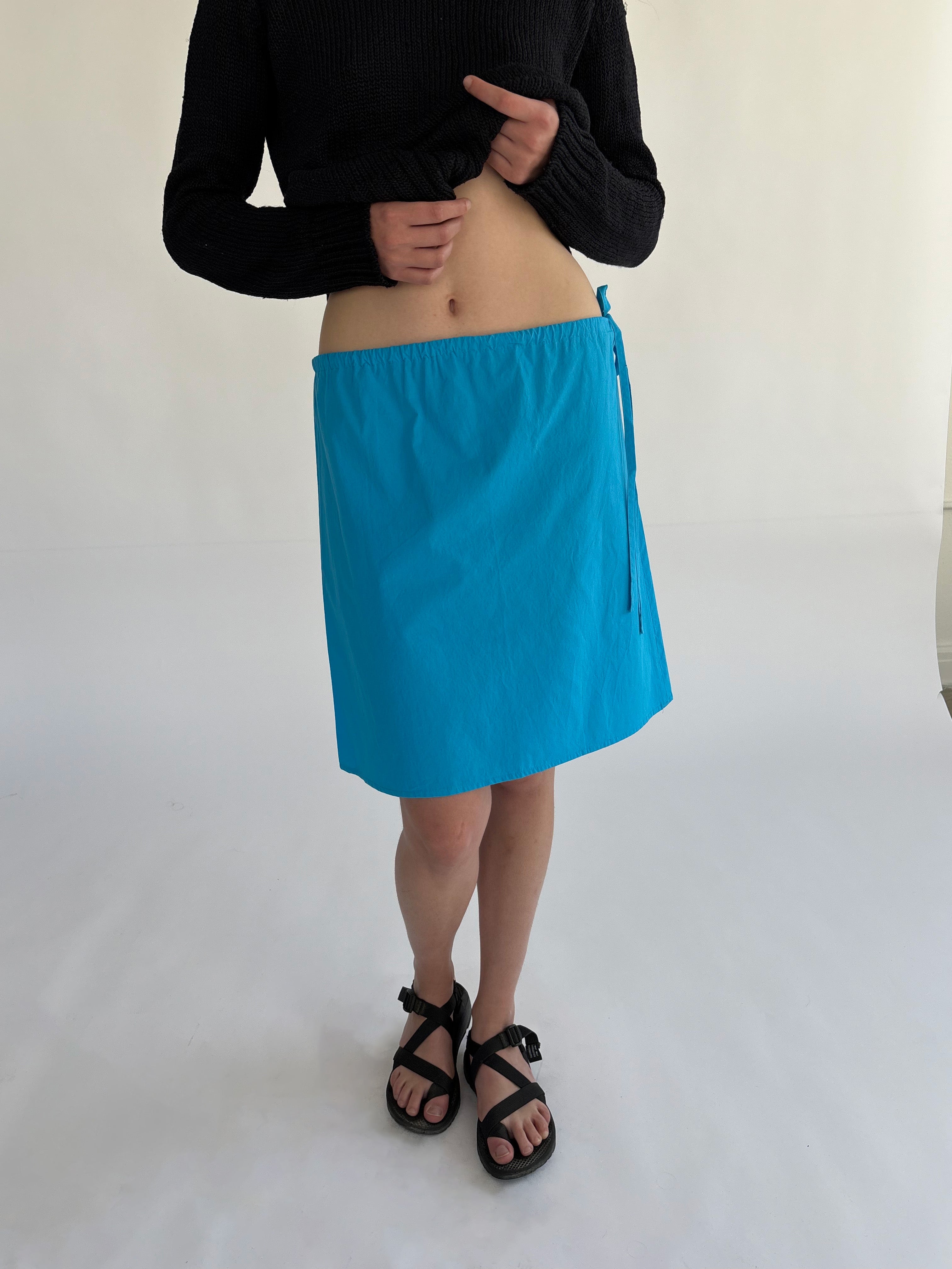 Straight Skirt - Turquoise – Brooke Callahan