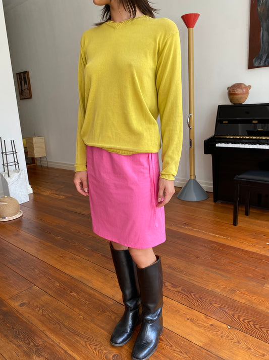 Straight Skirt - Pink