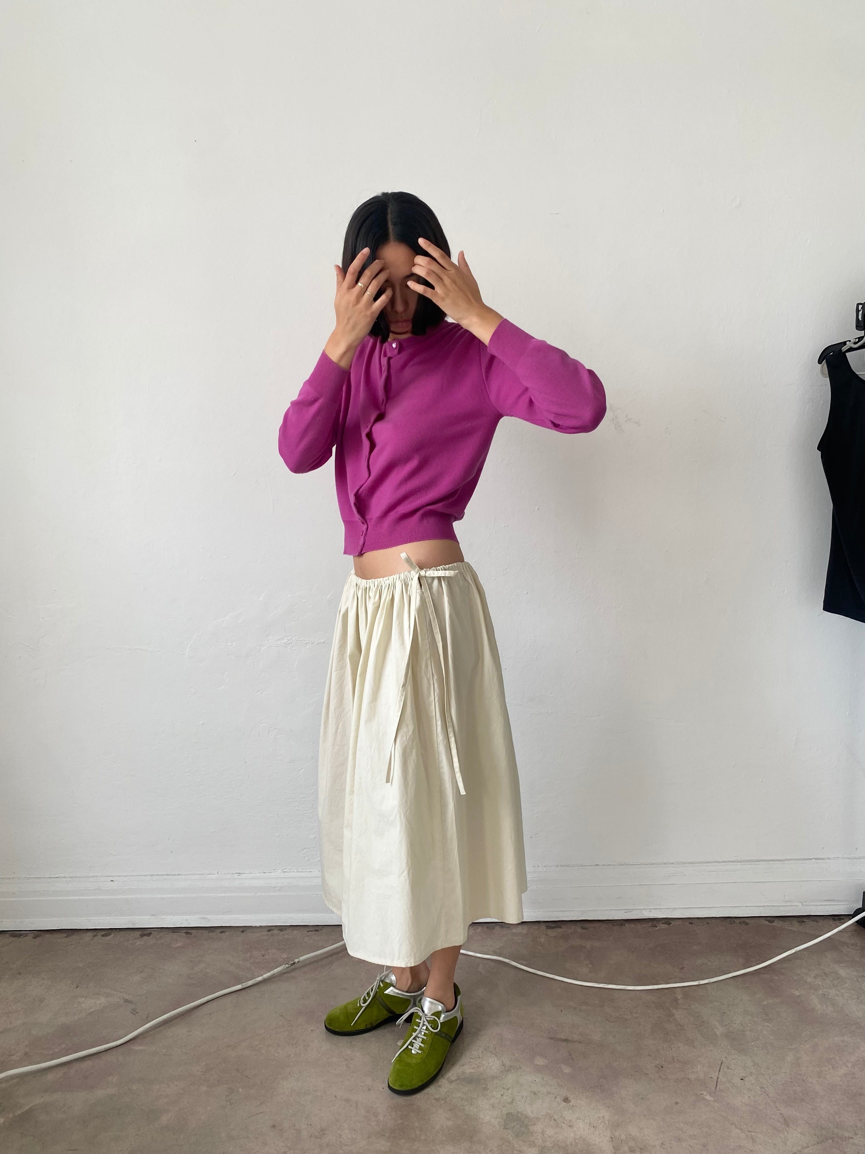 Tie Skirt - Rice – Brooke Callahan