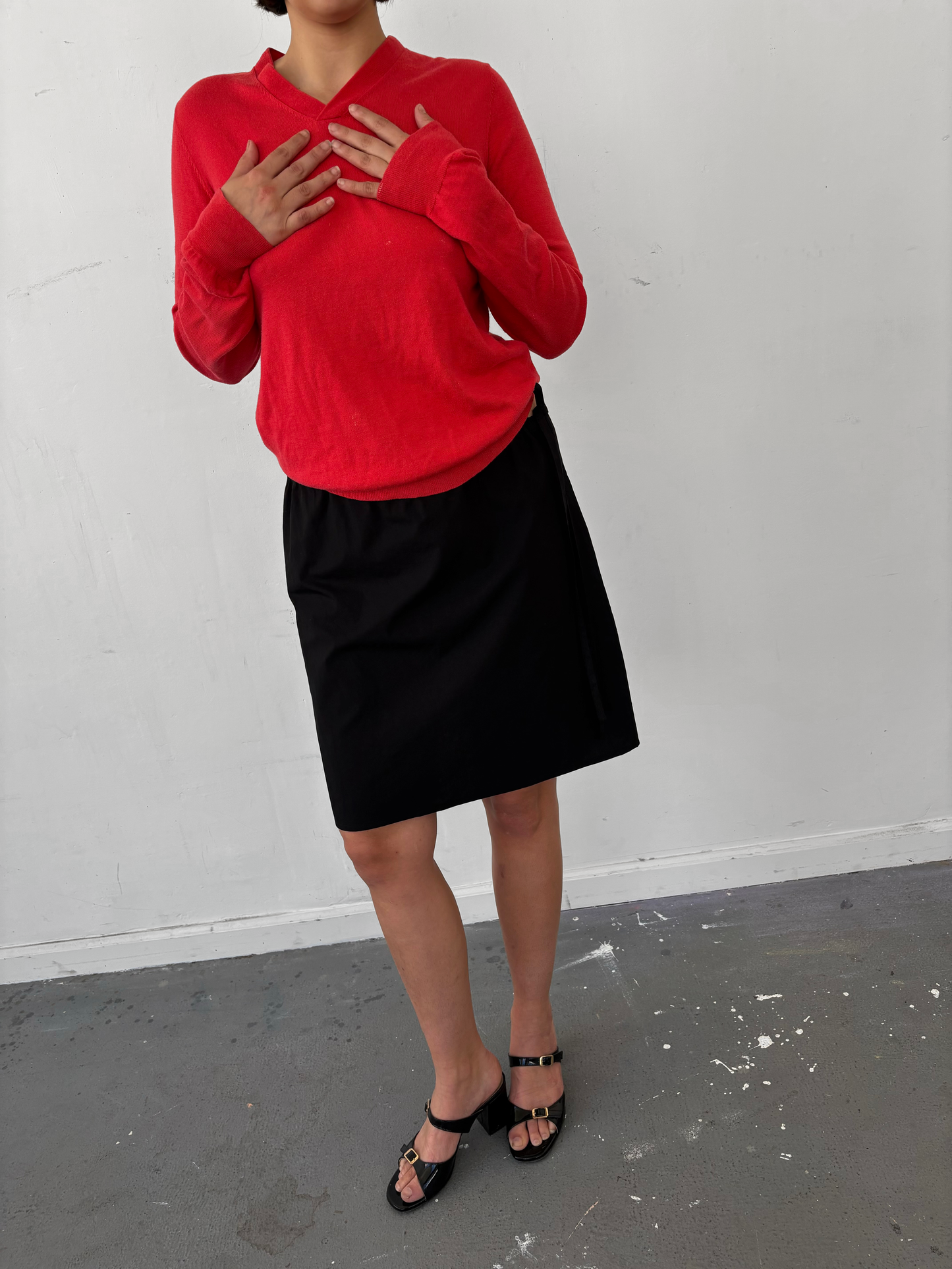 Straight Skirt - Black