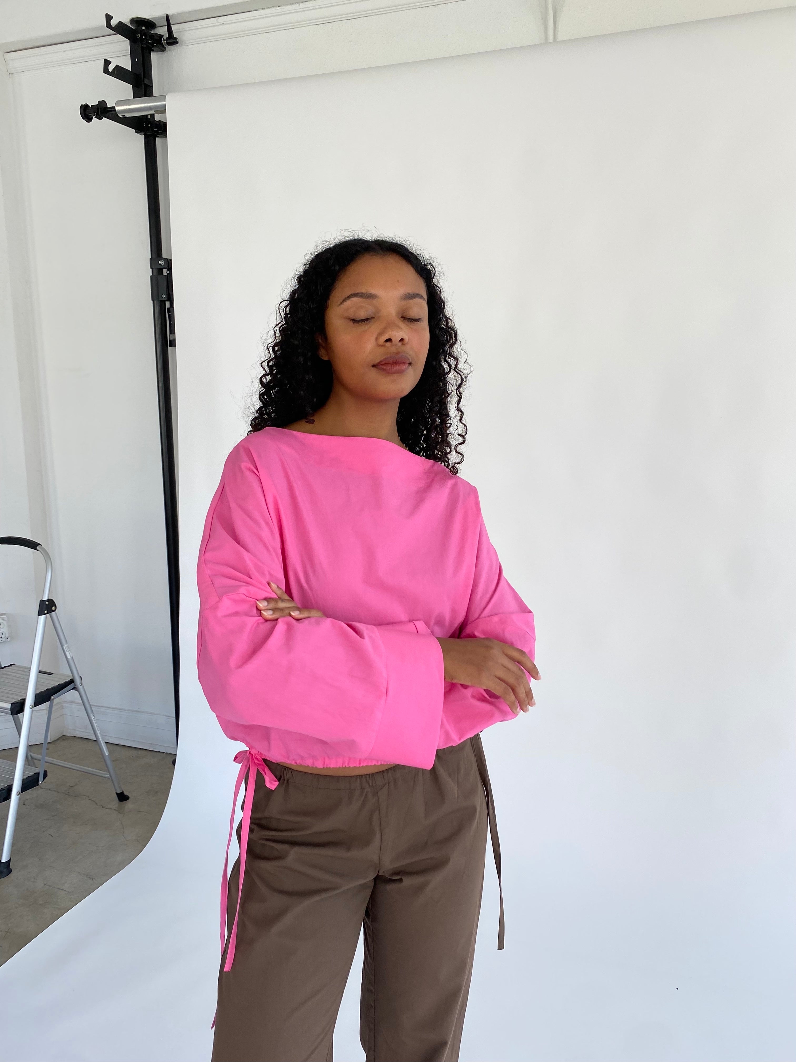 Cuff Top - Pink – Brooke Callahan