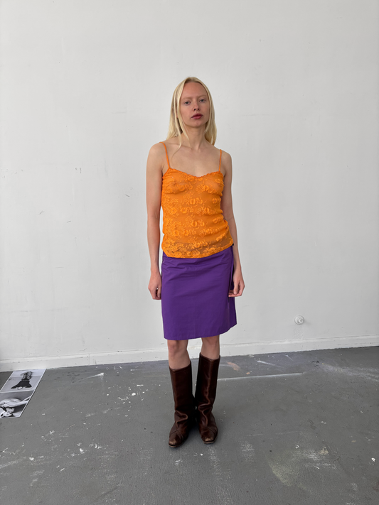 Straight Skirt - Purple