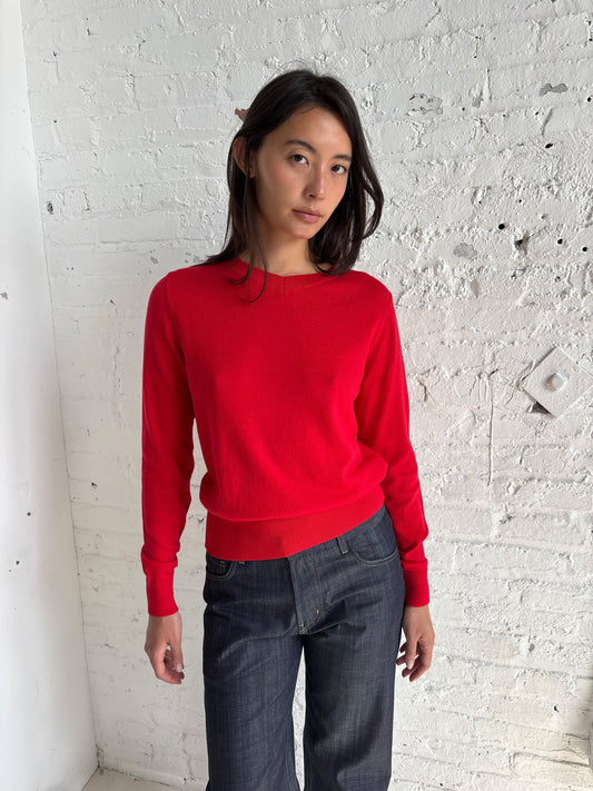 V Sweater - Red