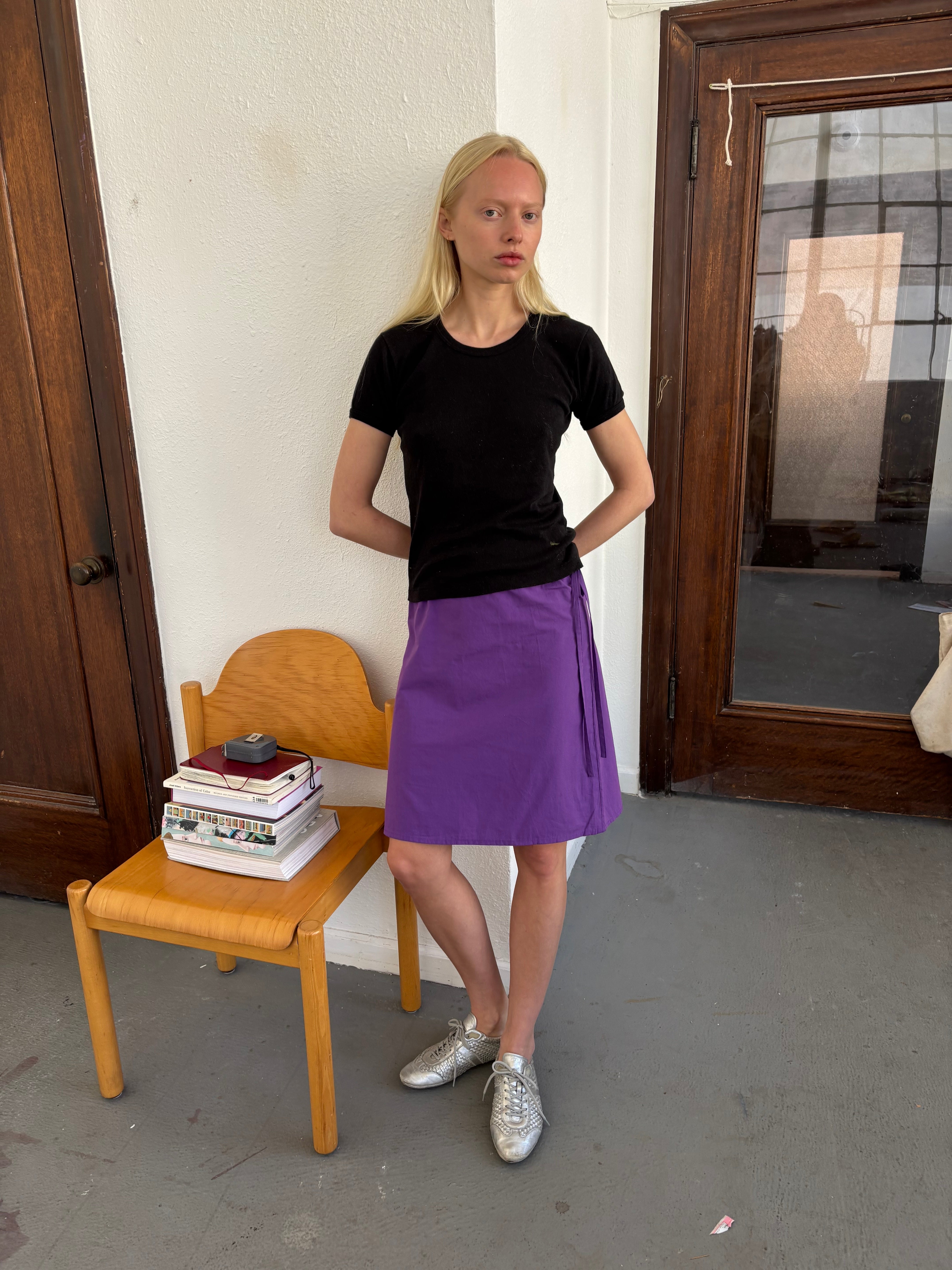 Straight Skirt - Purple – Brooke Callahan