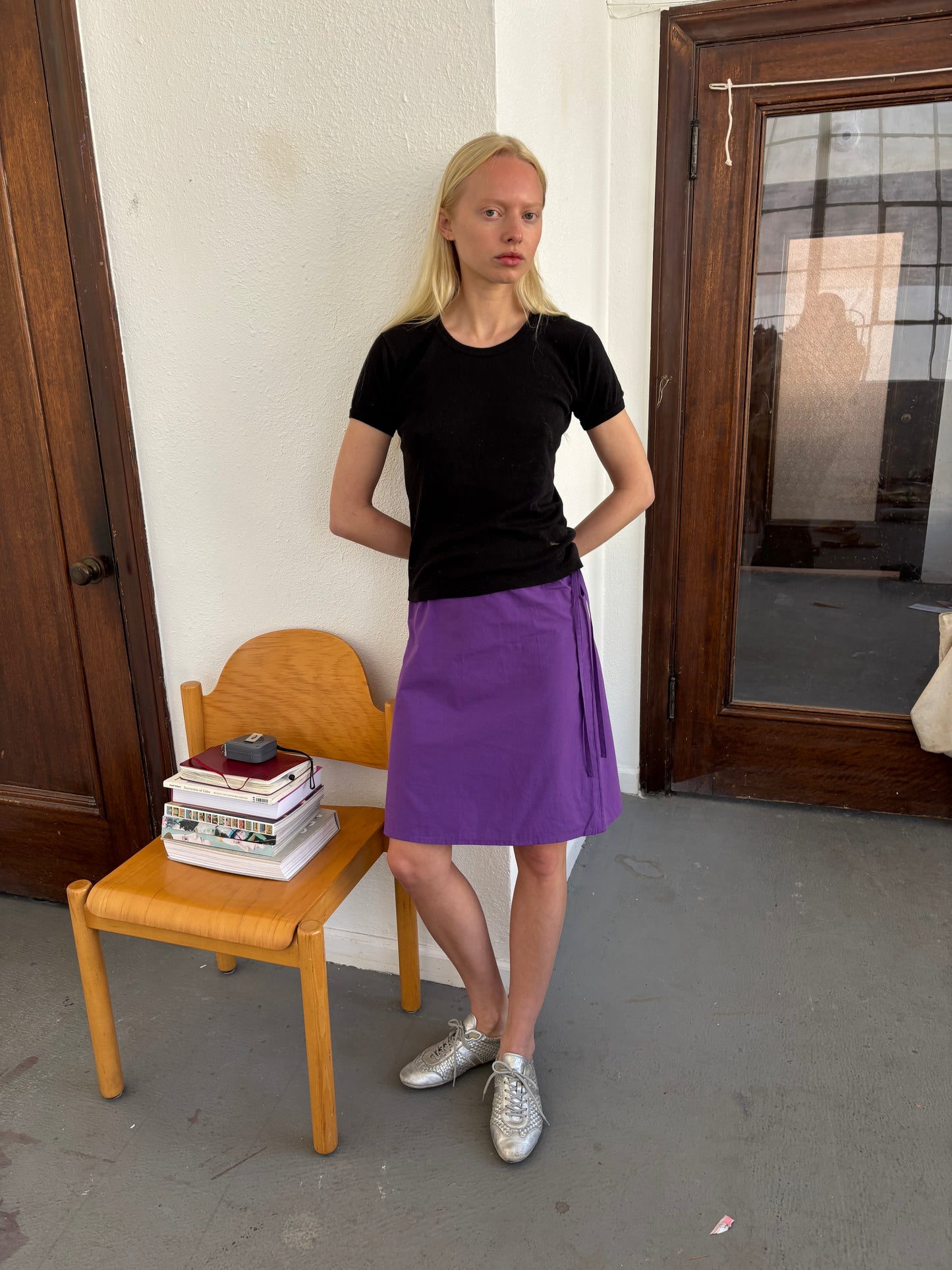 Straight Skirt - Purple