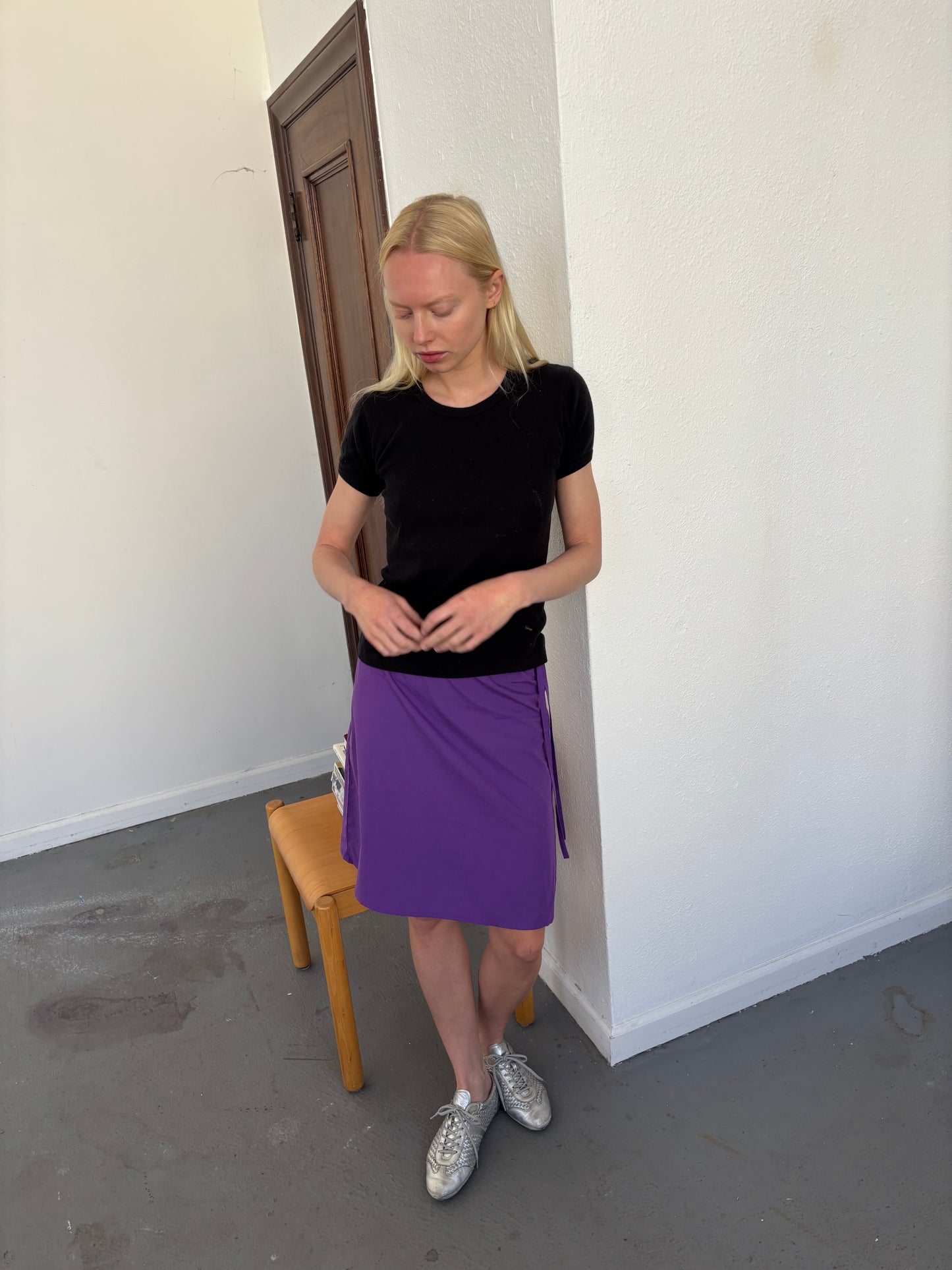 Straight Skirt - Purple