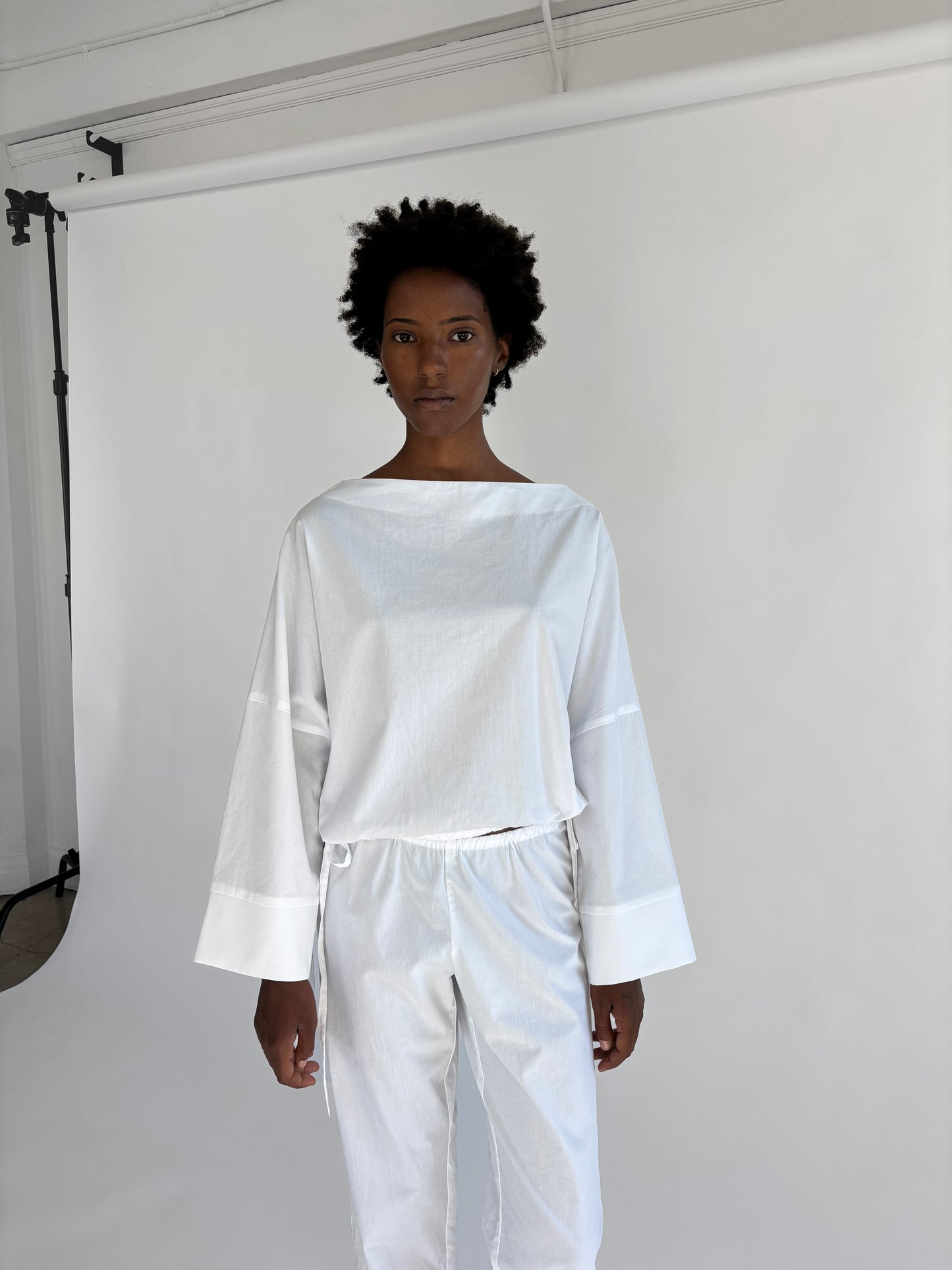 Cuff Top - White