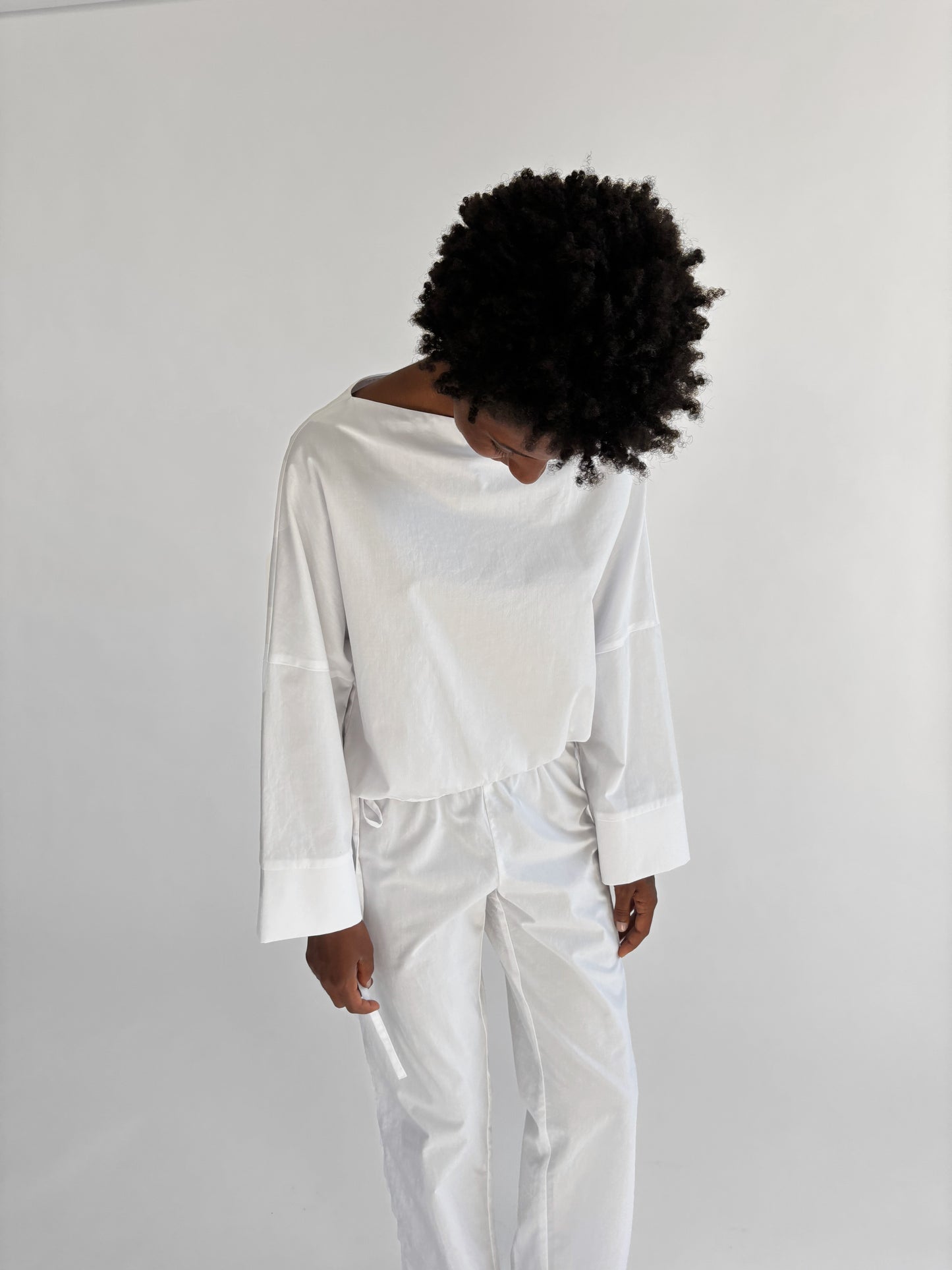 Cuff Top - White