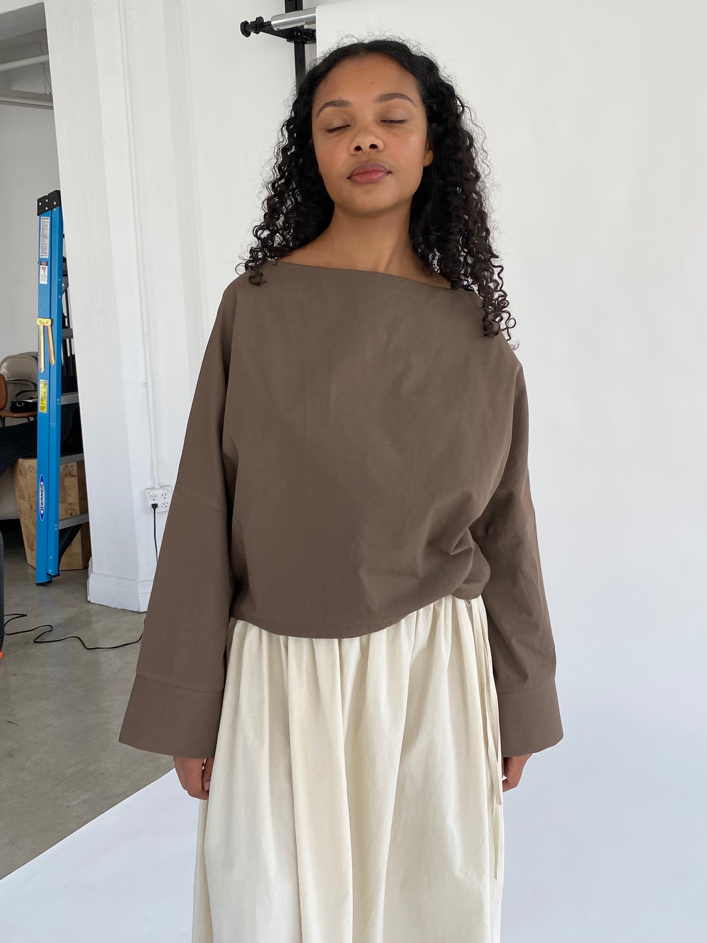 Cuff Top - Chocolate – Brooke Callahan