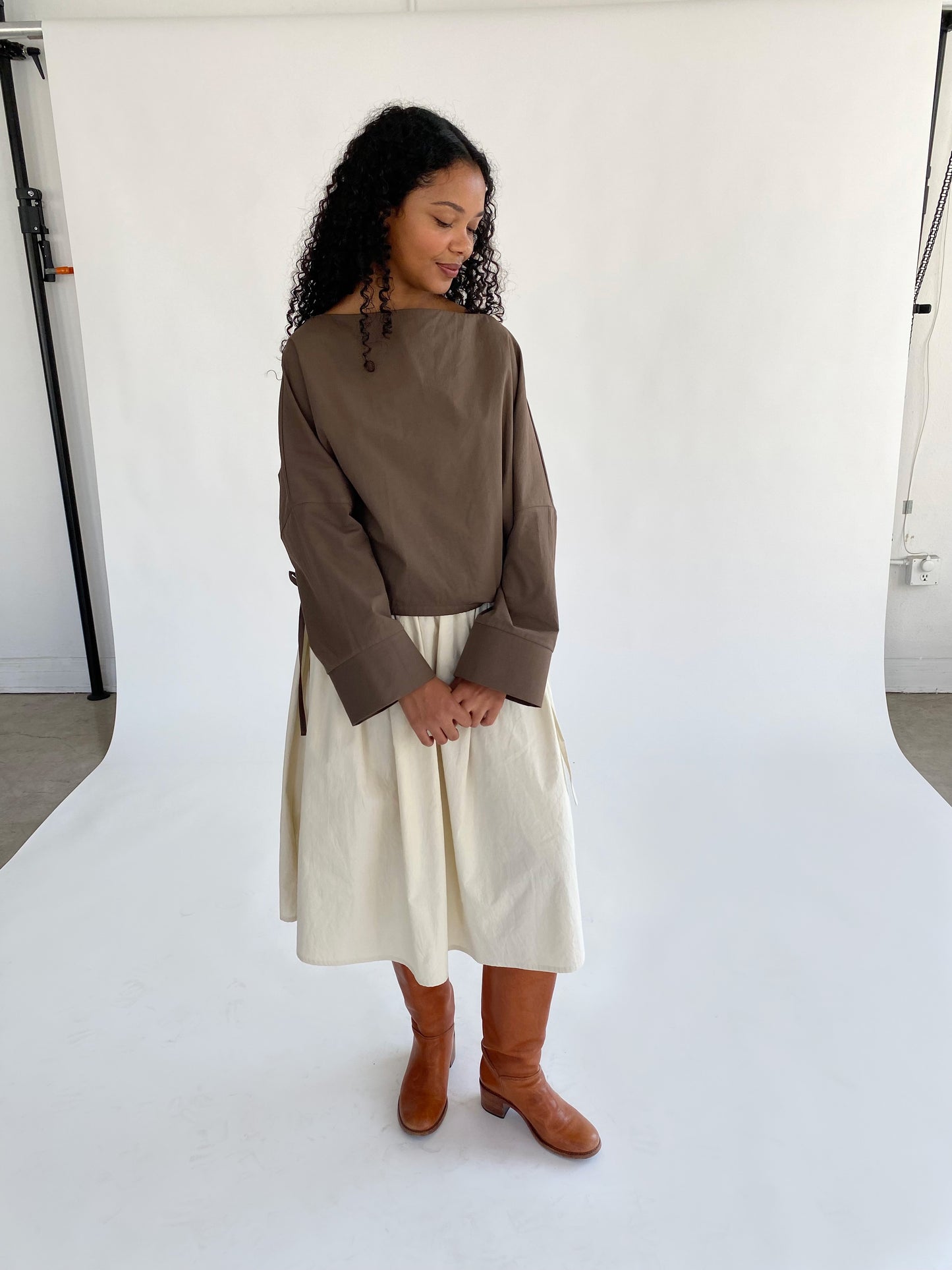 Cuff Top - Chocolate