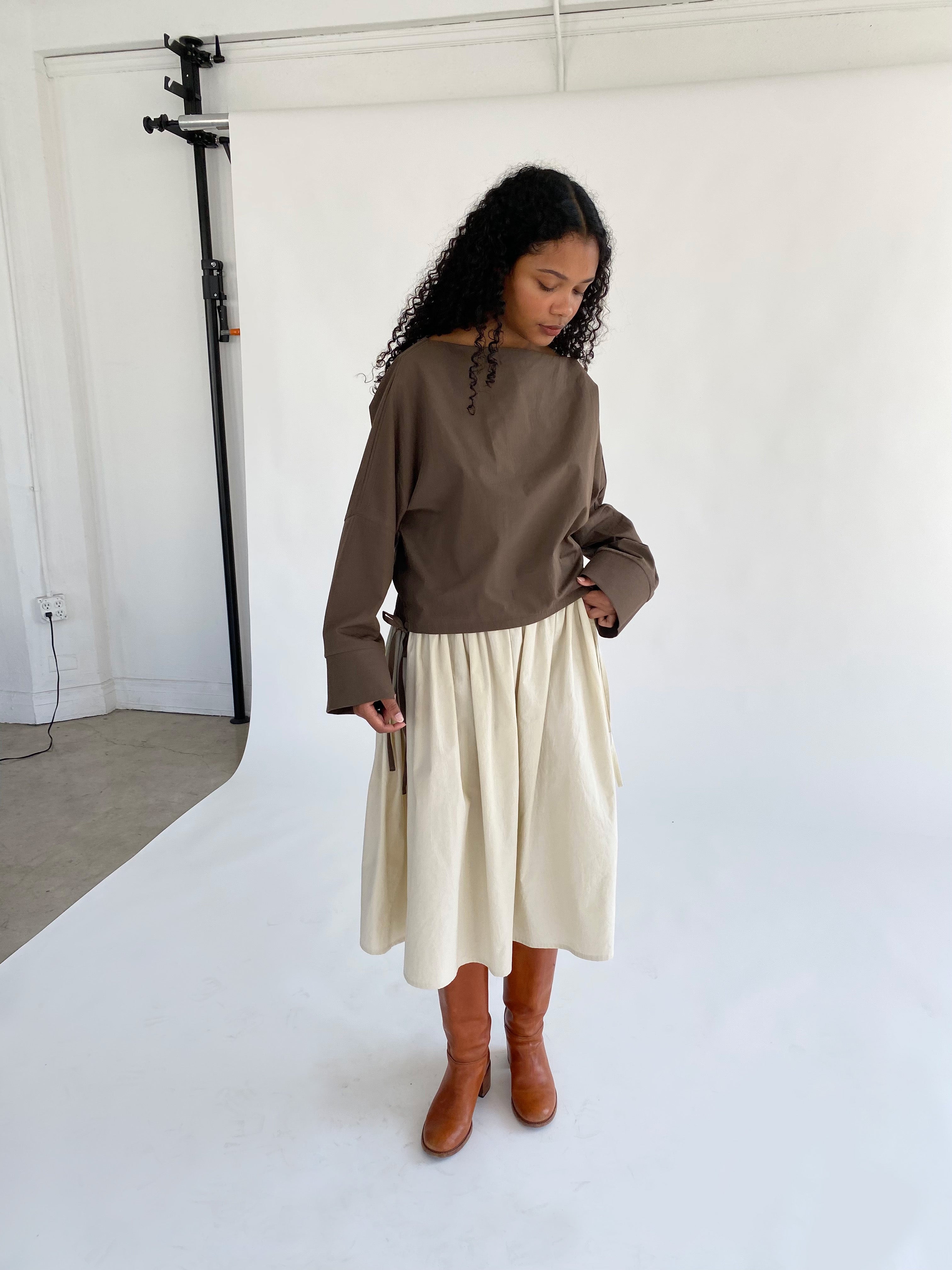 Cuff Top - Chocolate – Brooke Callahan