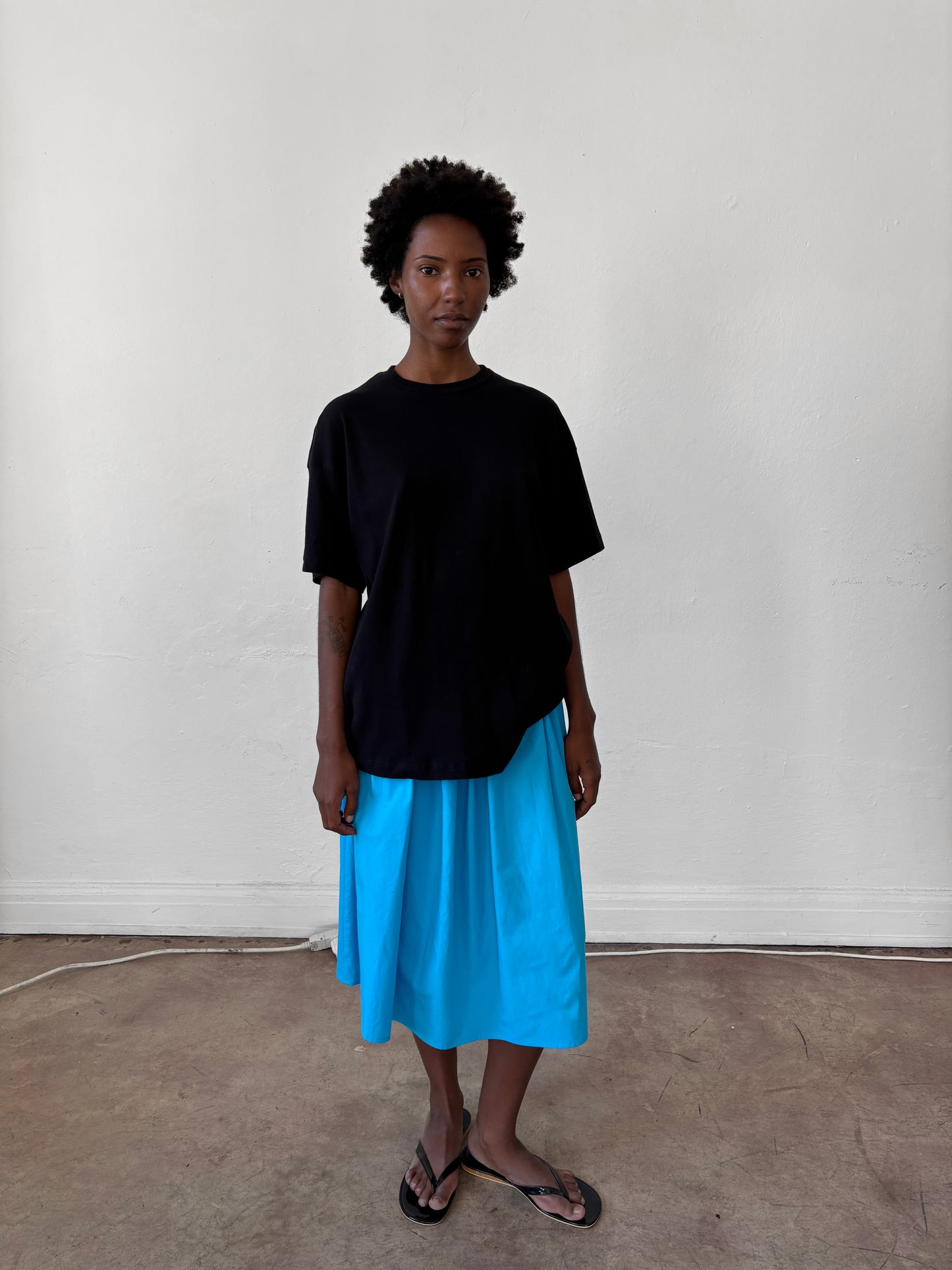 Tie Skirt - Turquoise