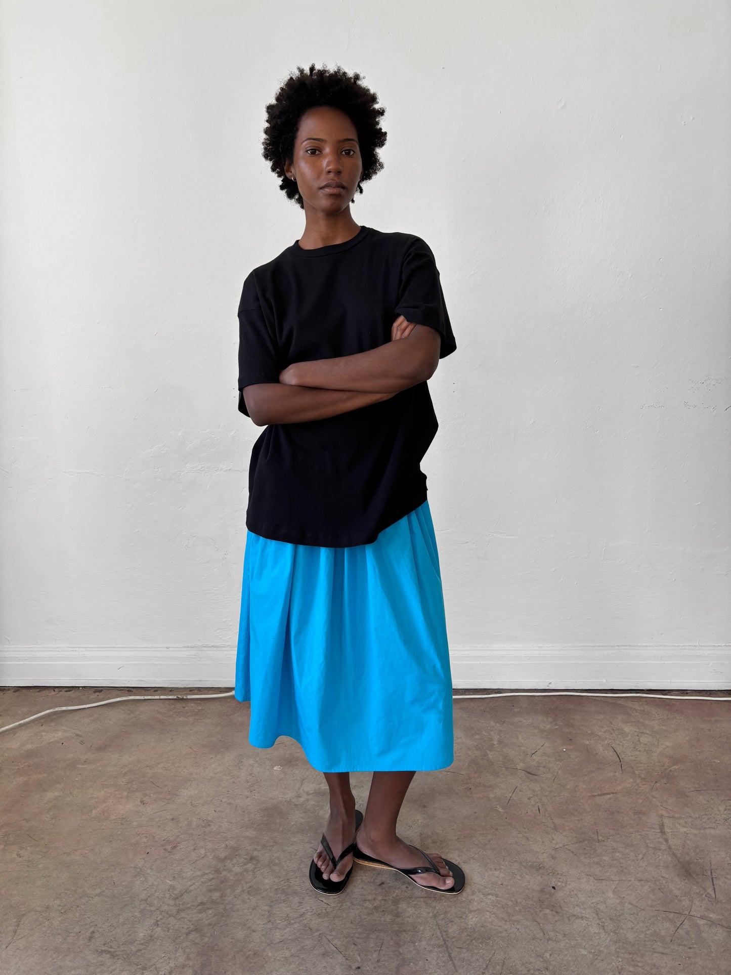 Tie Skirt - Turquoise