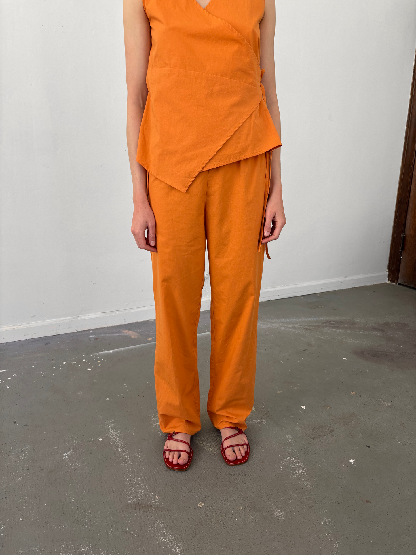 Tie Pants - Orange
