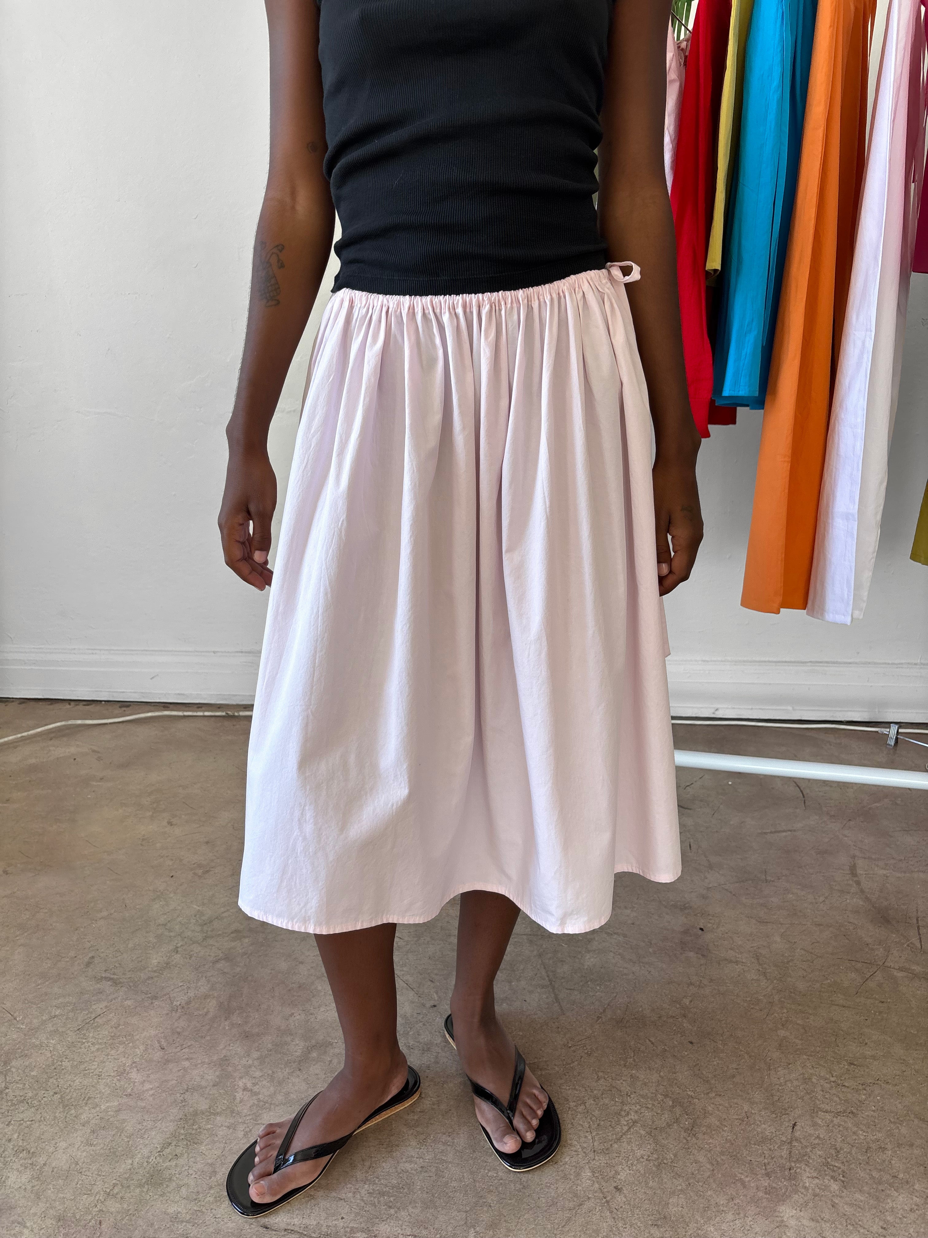 Tie Skirt - Blush – Brooke Callahan